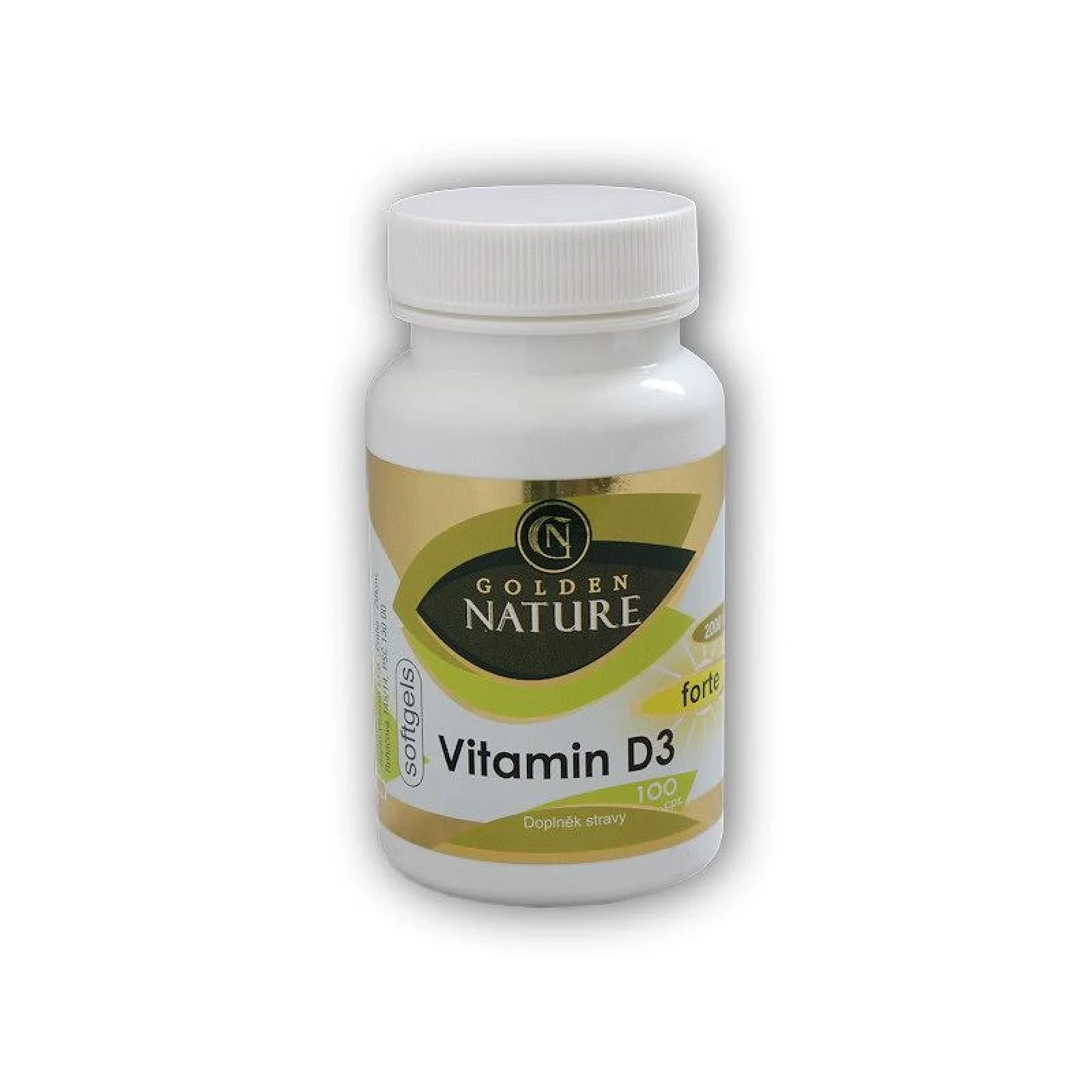 Golden Natur Vitamin D3 2000 I.U. SOFTGELS 100 kapslí · záber 1