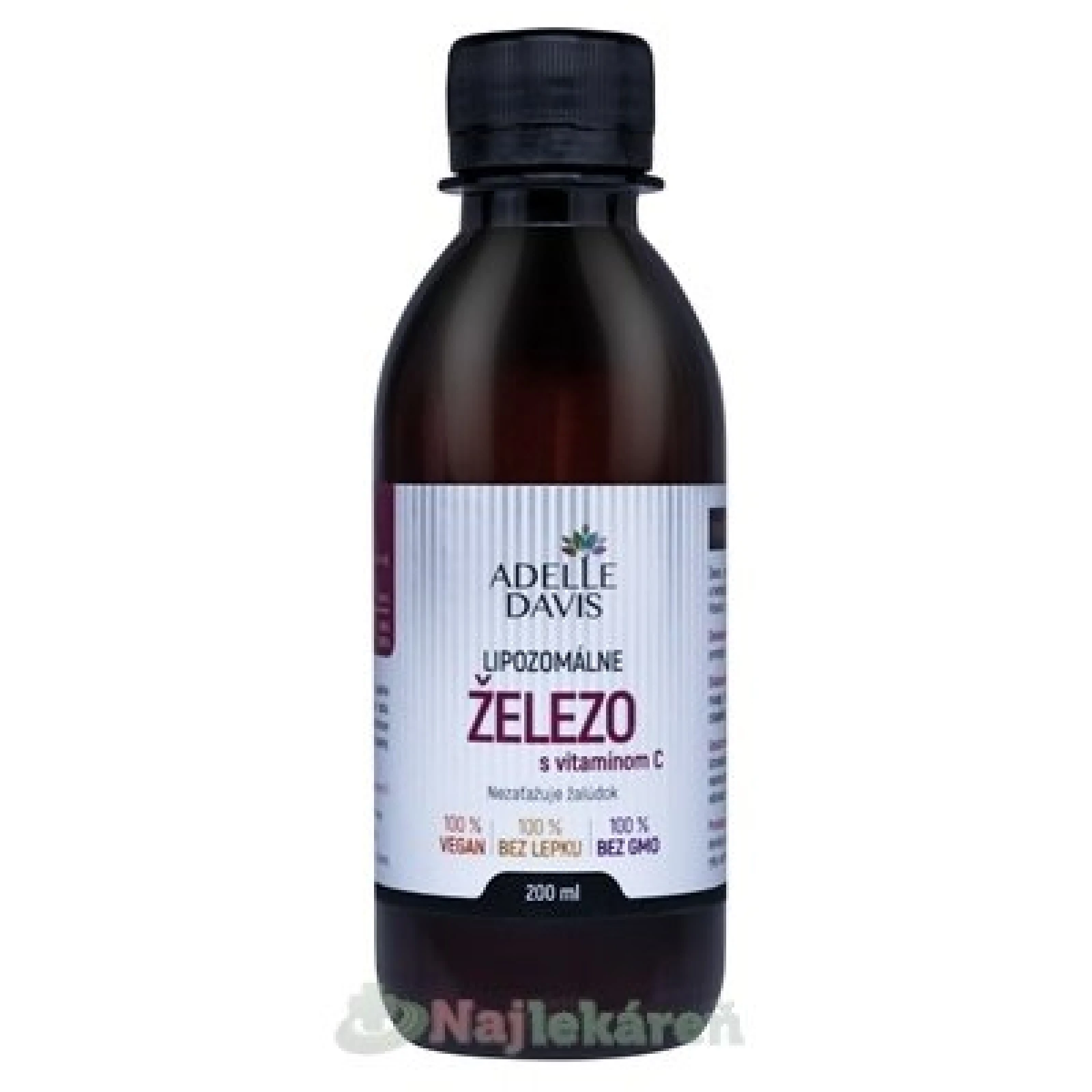 ADELLE DAVIS Lipozomálne železo s vitamínom C 200 ml · záber 1