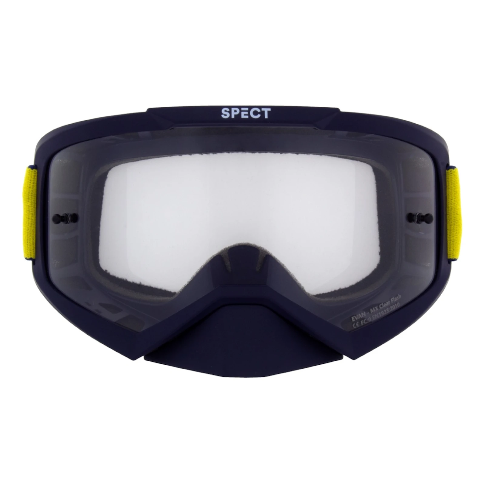 RedBull Spect Evan, modré matné, plexi čiré · záber 3