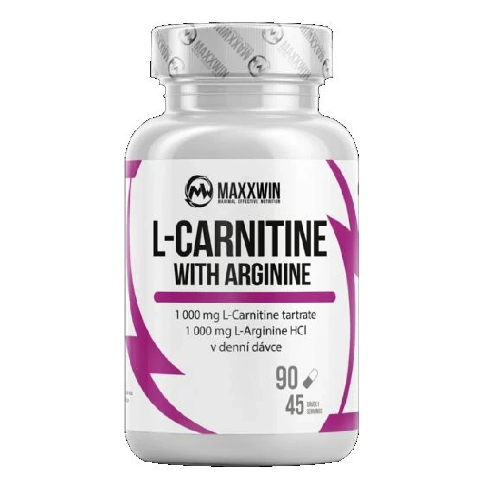 MaxxWin L-Carnitine Arginine 90 kapslí · záber 1