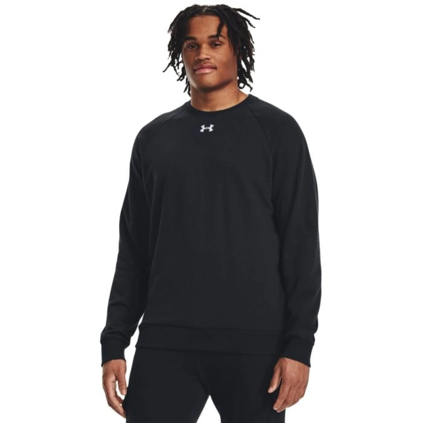 Under Armour Mikina UA Rival Fleece Crew Black SS · záber 1