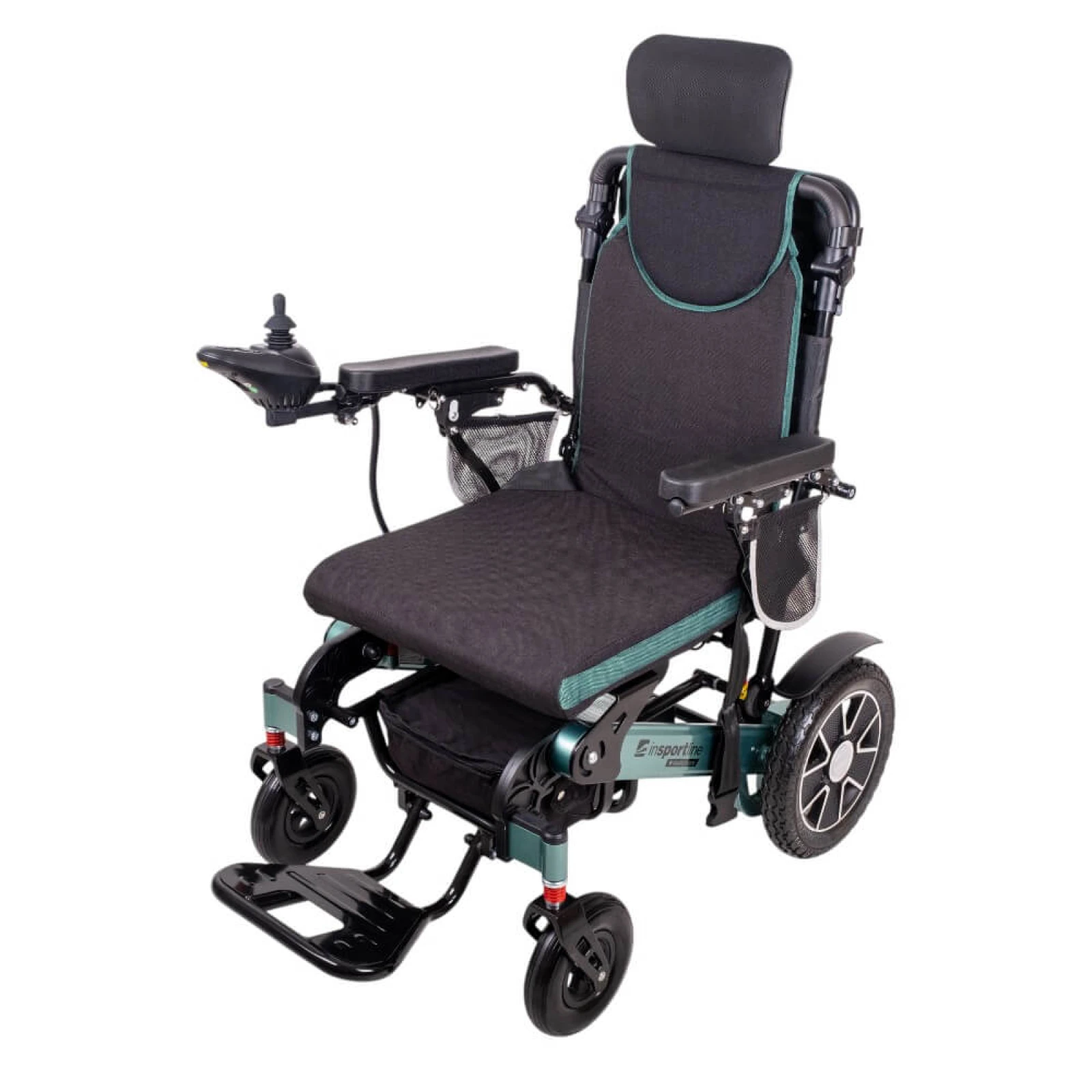 Elektrický invalidný vozík inSPORTline Hawkie Evo Plus II s polohovateľným operadlom • 700W • 31,05kg • do 130kg • až 24km dojazd · záber 5