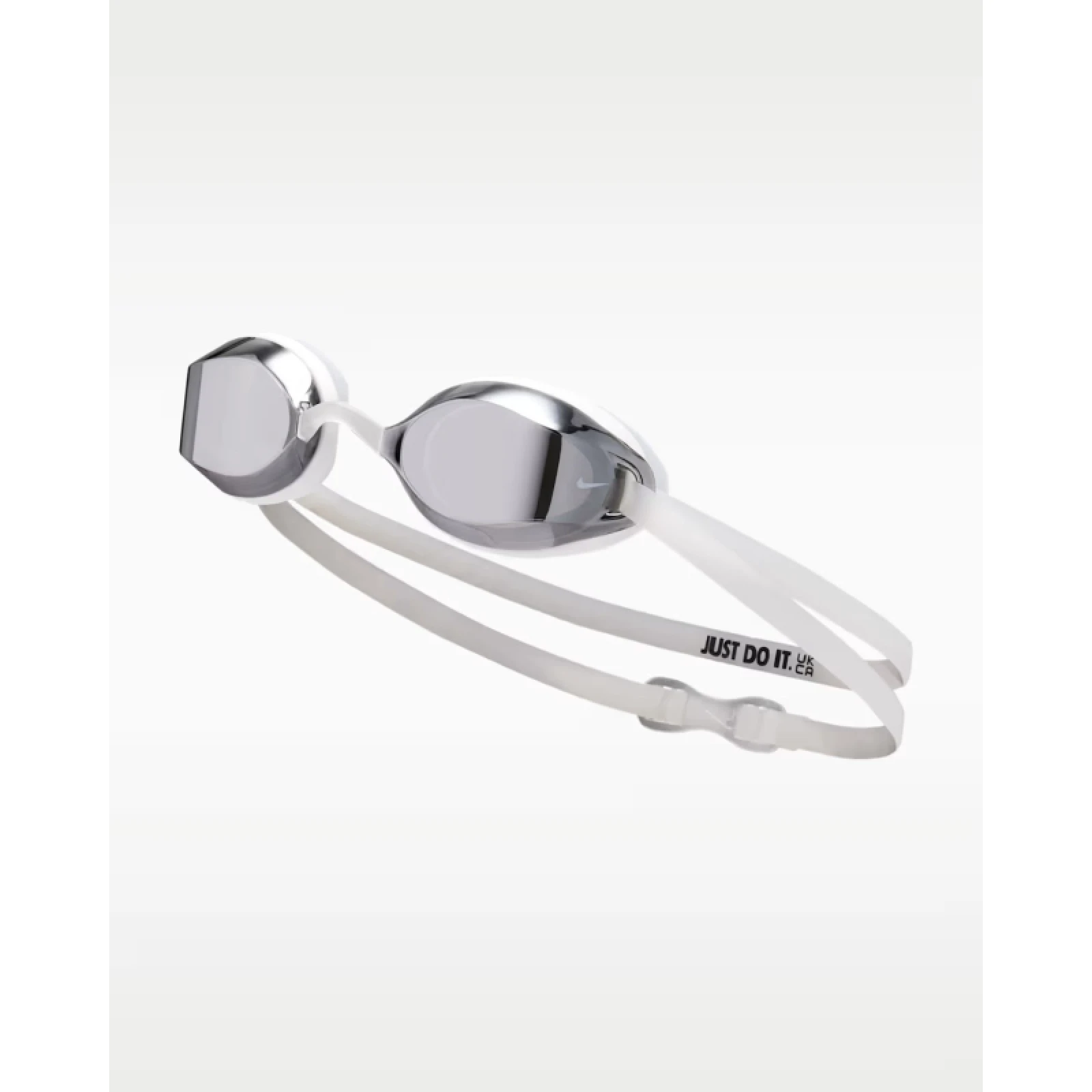 Plavecké okuliare NIKE SWIM Legacy Comfort Mirrored White · záber 4