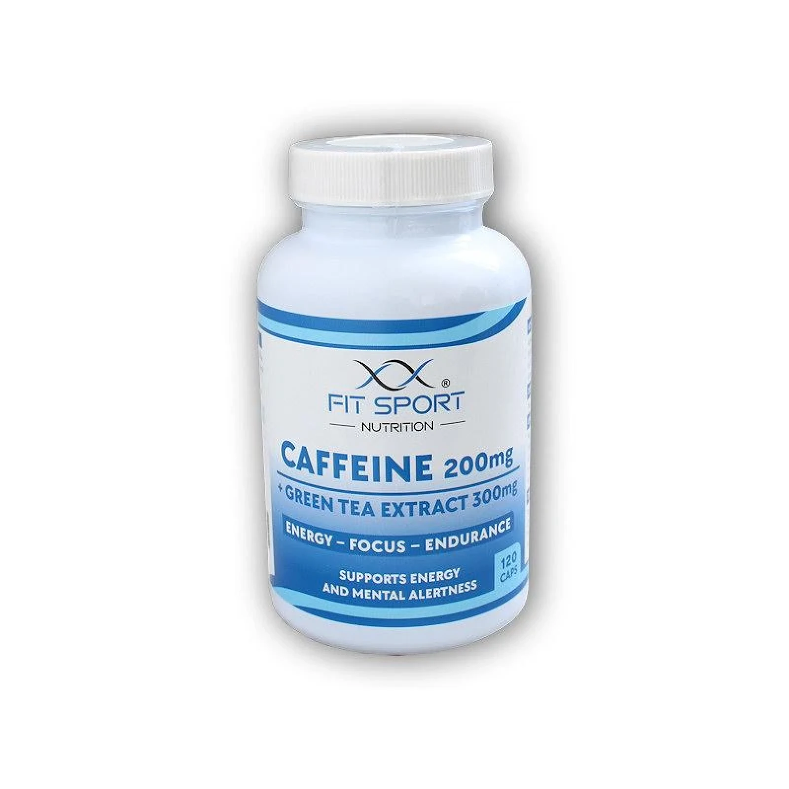 FitSport Nutrition Caffeine 200mg + Green Tea Extract 300mg 120 caps · záber 1