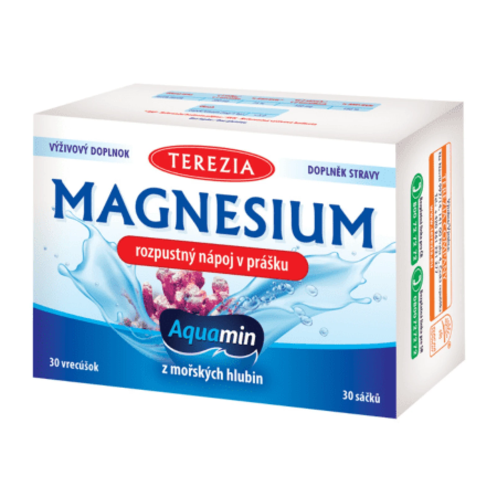 TEREZIA Magnesium aquamin 30 vrecúšok · záber 1