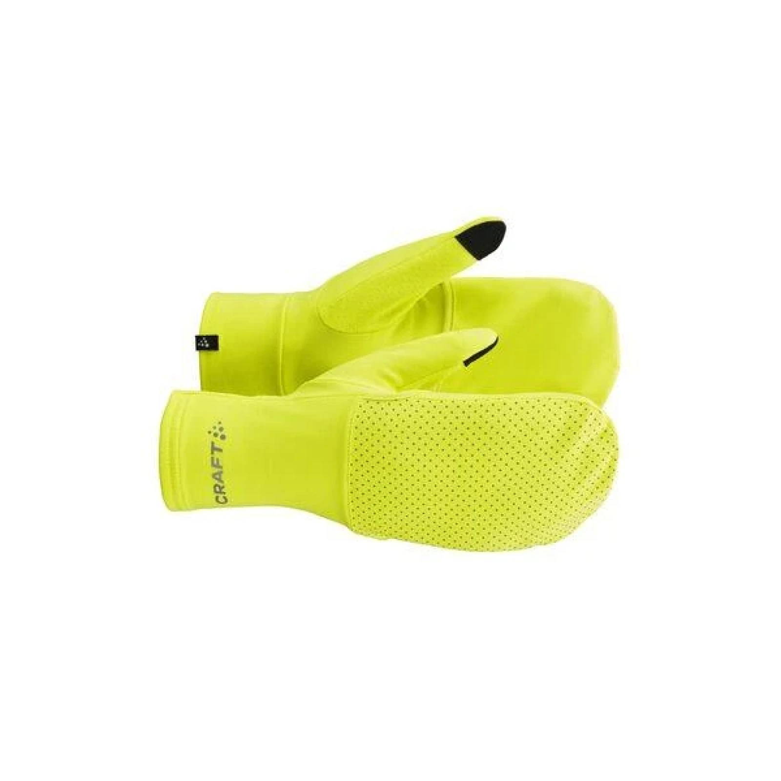 Běžecké rukavice CRAFT LUMEN FLEECE HYBRID GLOVE 2-851000-Yellow · záber 1