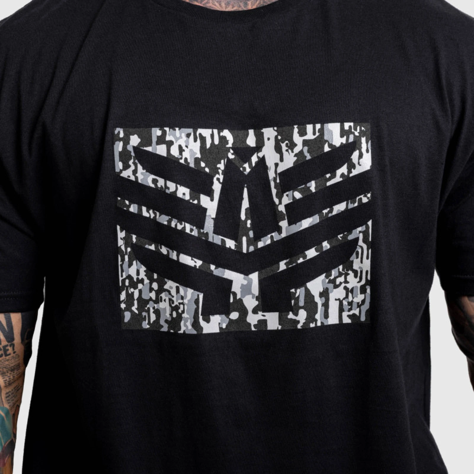 Pánske tričko Iron Aesthetics Tactical, čierne · záber 2
