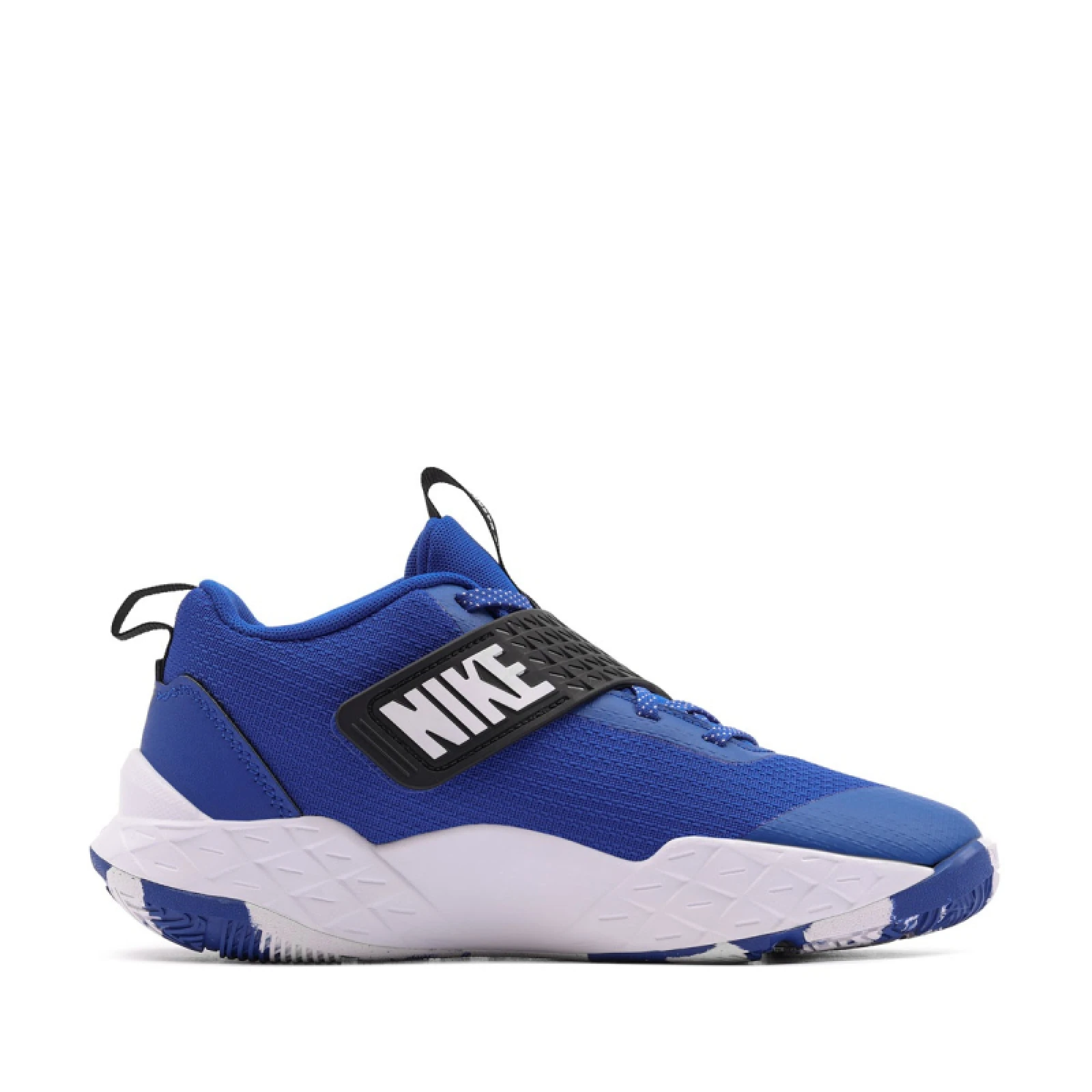 Chlapčenská rekreačná obuv NIKE Team Hustle D Jr game royal white black - Farba: čierna | Pohlavie: Detské · záber 2