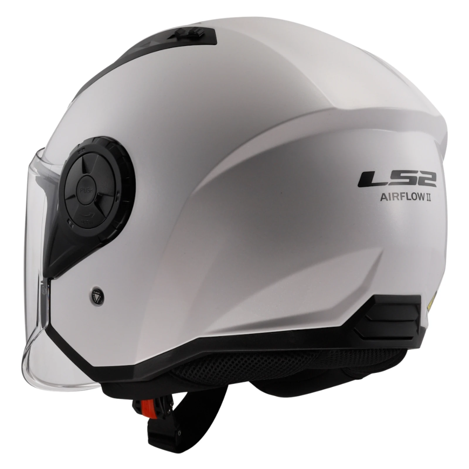 LS2 OF616 Airflow II Solid Gloss White 3XL (65-66) · záber 3