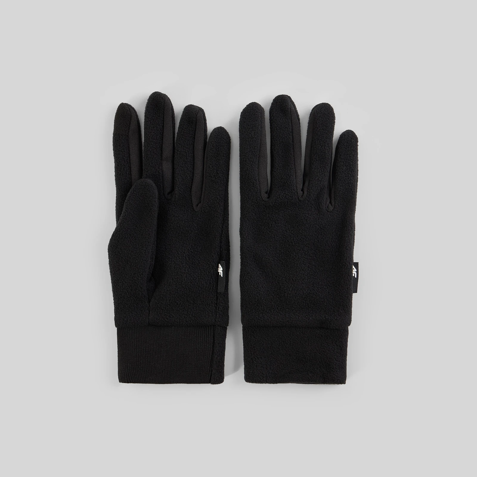 Fleecové rukavice Touch Screen unisex - čierne · záber 1