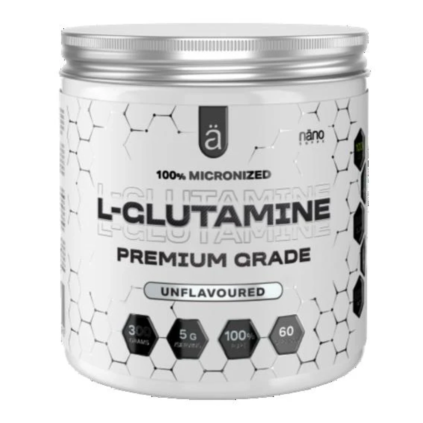 Näno Supps 100% Micronized L-Glutamine 300g · záber 1