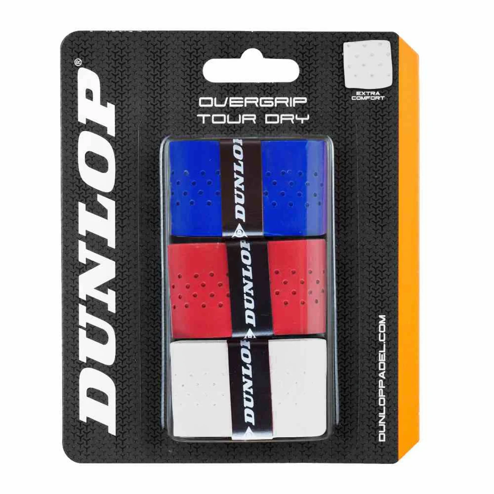 DUNLOP Padel omotávky DRY TOUR OverGrip mix · záber 1
