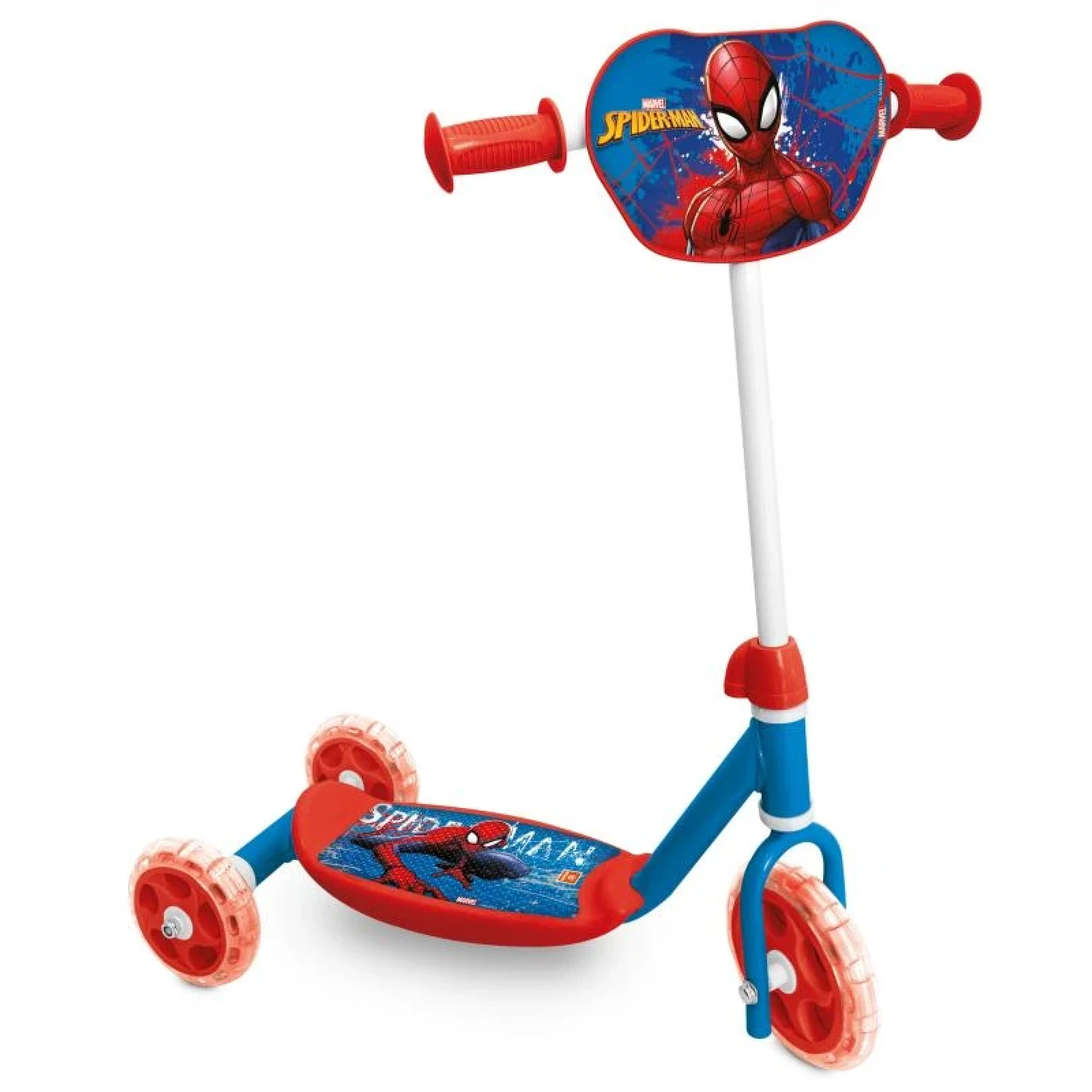 Mondo trojkolka MY FIRST SCOOTER Spiderman POUZE červená/modrá - Spiderman (VÝPRODEJ) · záber 1
