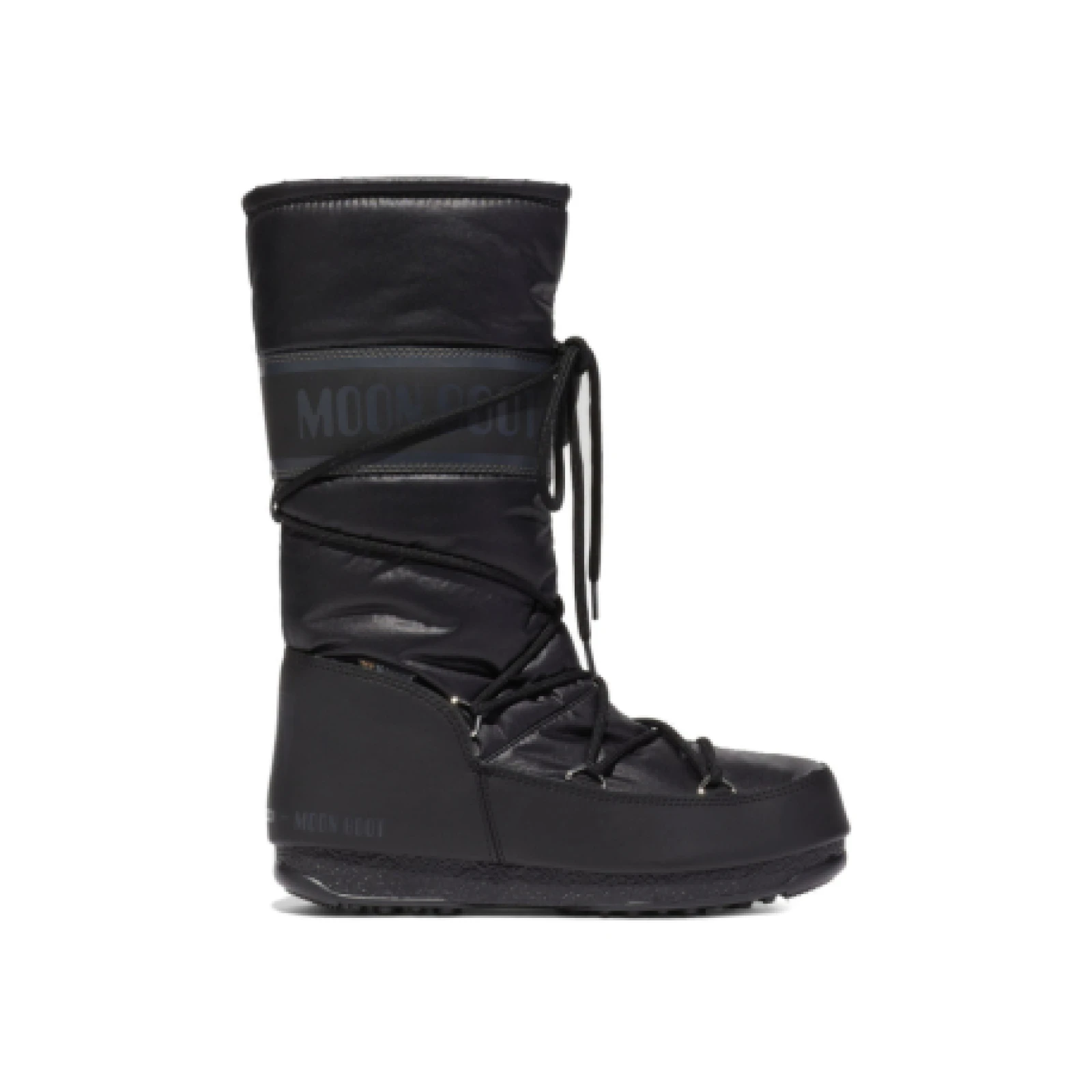 Dámske vysoké zimné topánky MOON BOOT HIGH NYLON, 001 black · záber 1