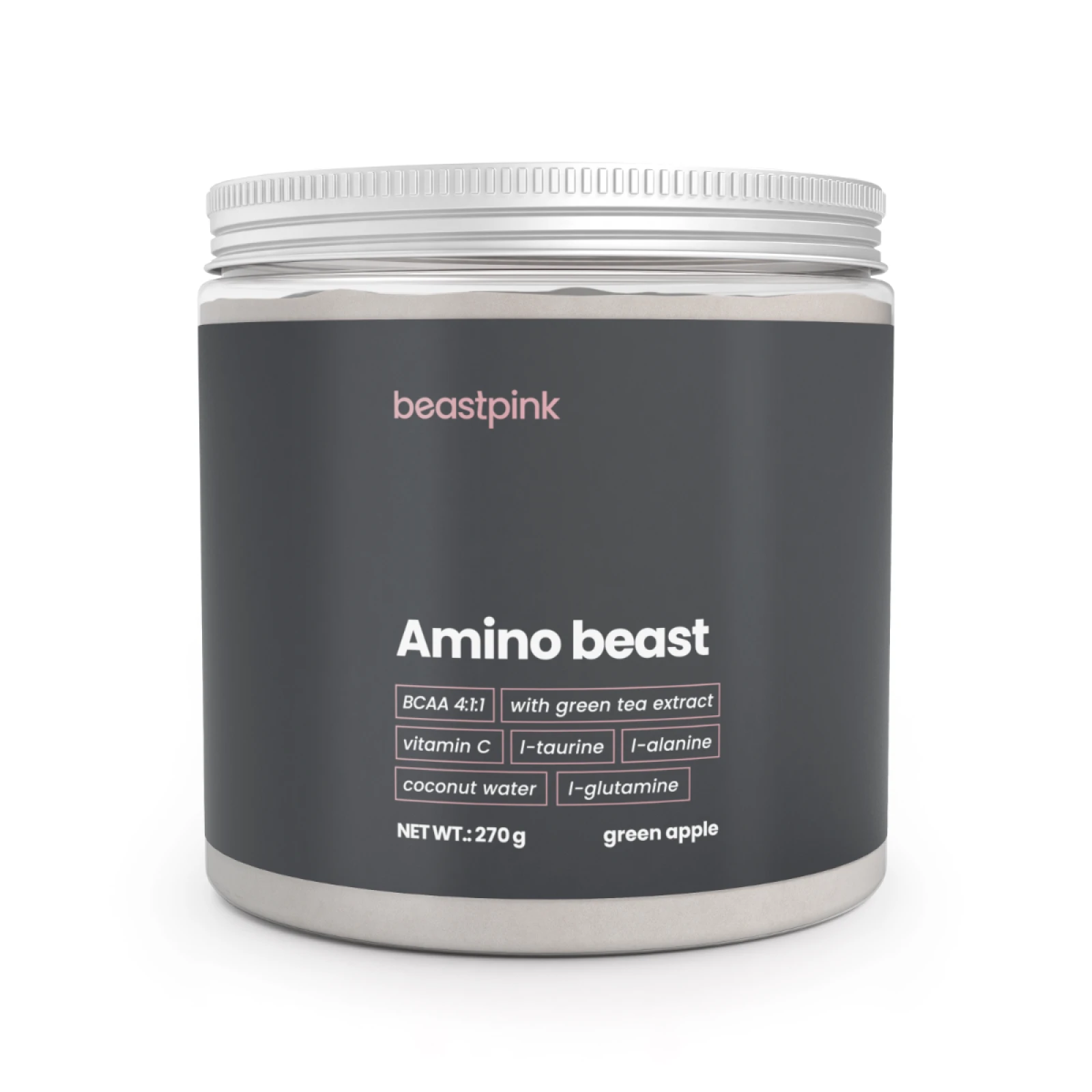 BeastPink Amino Beast - Okus: Zelena jabuka | Težina: 0,27 g | Pakiranje: 270 g · záber 1
