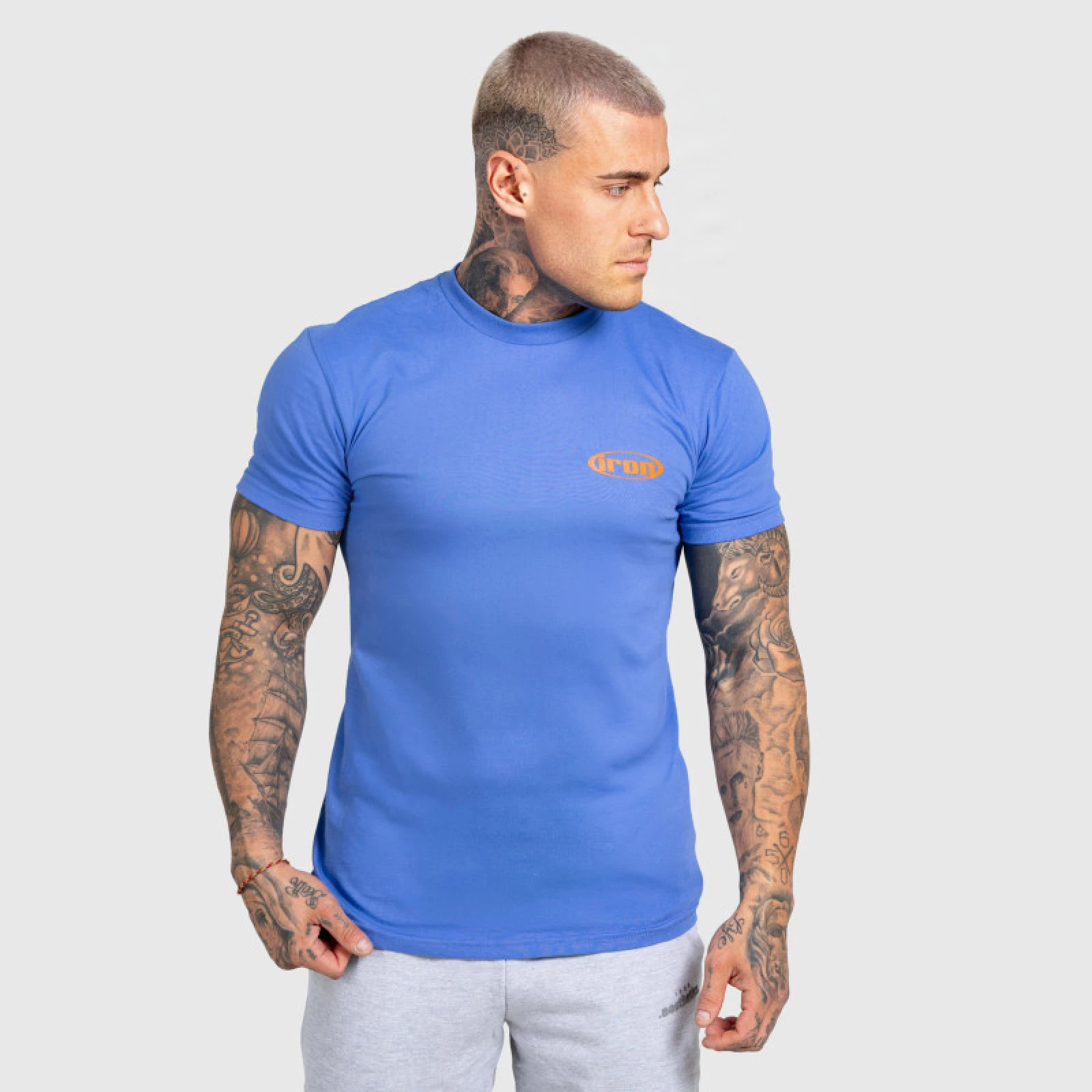 Pánske tričko Iron Aesthetics Loop, modré · záber 5
