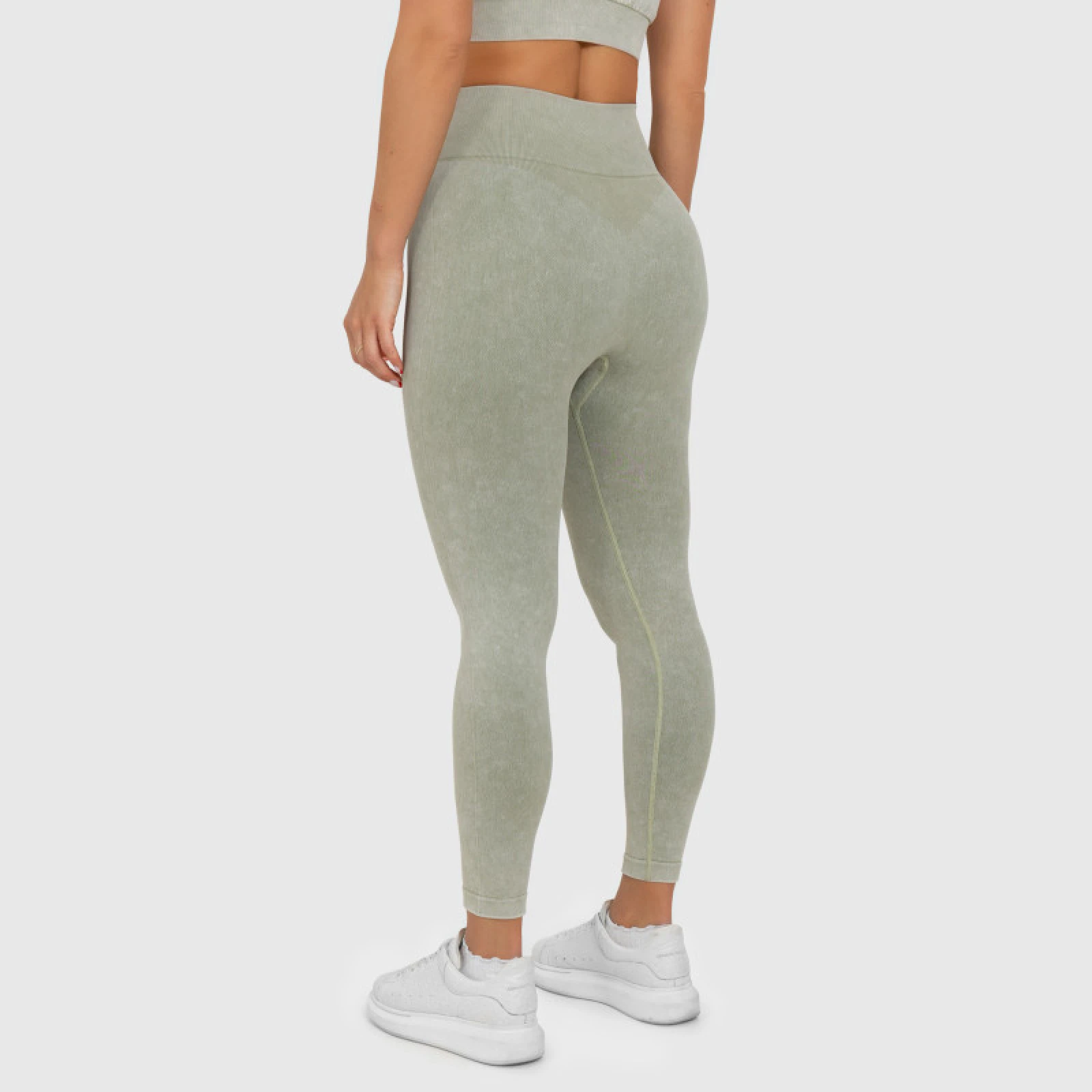 Dámske legíny Iron Aesthetics Faded, washed green · záber 11