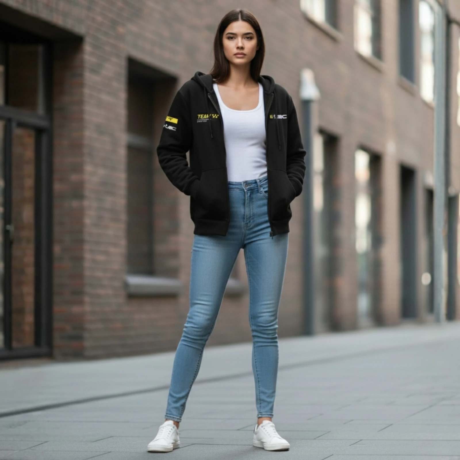 Mikina W-TEC Signature Farba čierna, · záber 3
