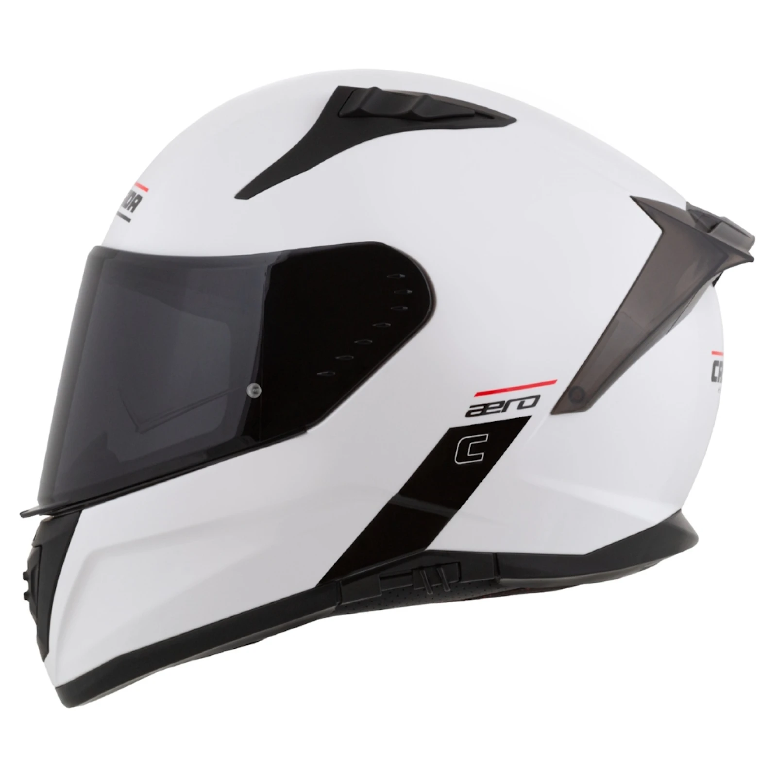 Cassida Aero Solid biela/čierna XS (53-54) - Veľkosť: 53-54, XS · záber 5