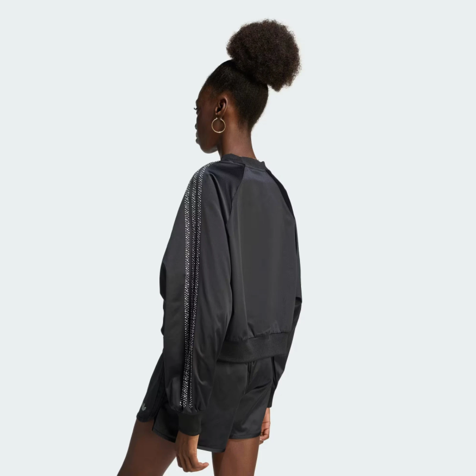 Dámska mikina ADIDAS ORIGINALS PEARL CREW BLACK · záber 5