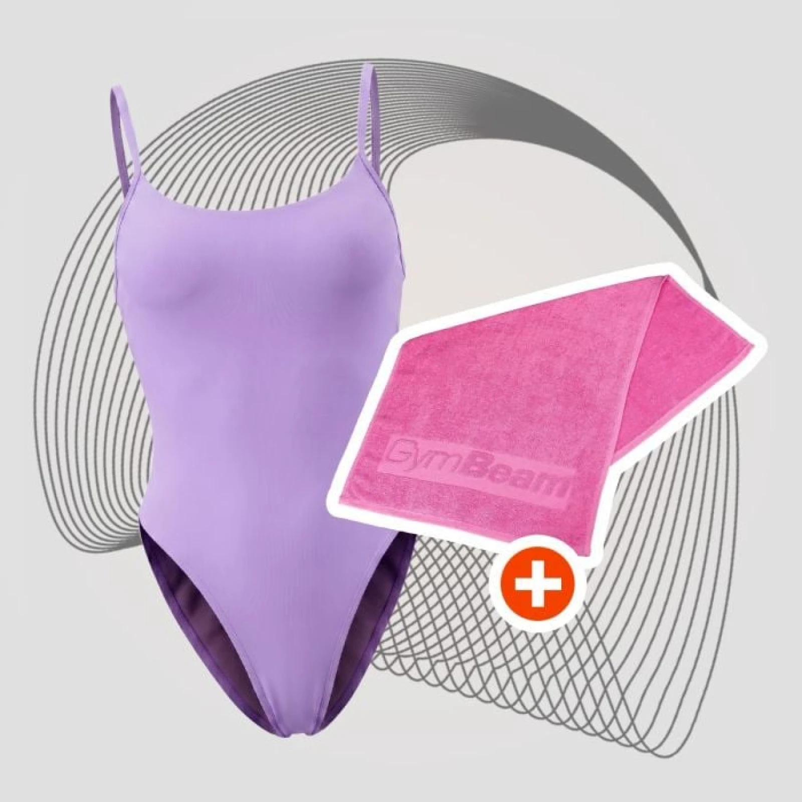 Дамски бански ARUBA Lilac - GymBeam - Размер: XS | Тегло: 0,13 g · záber 1