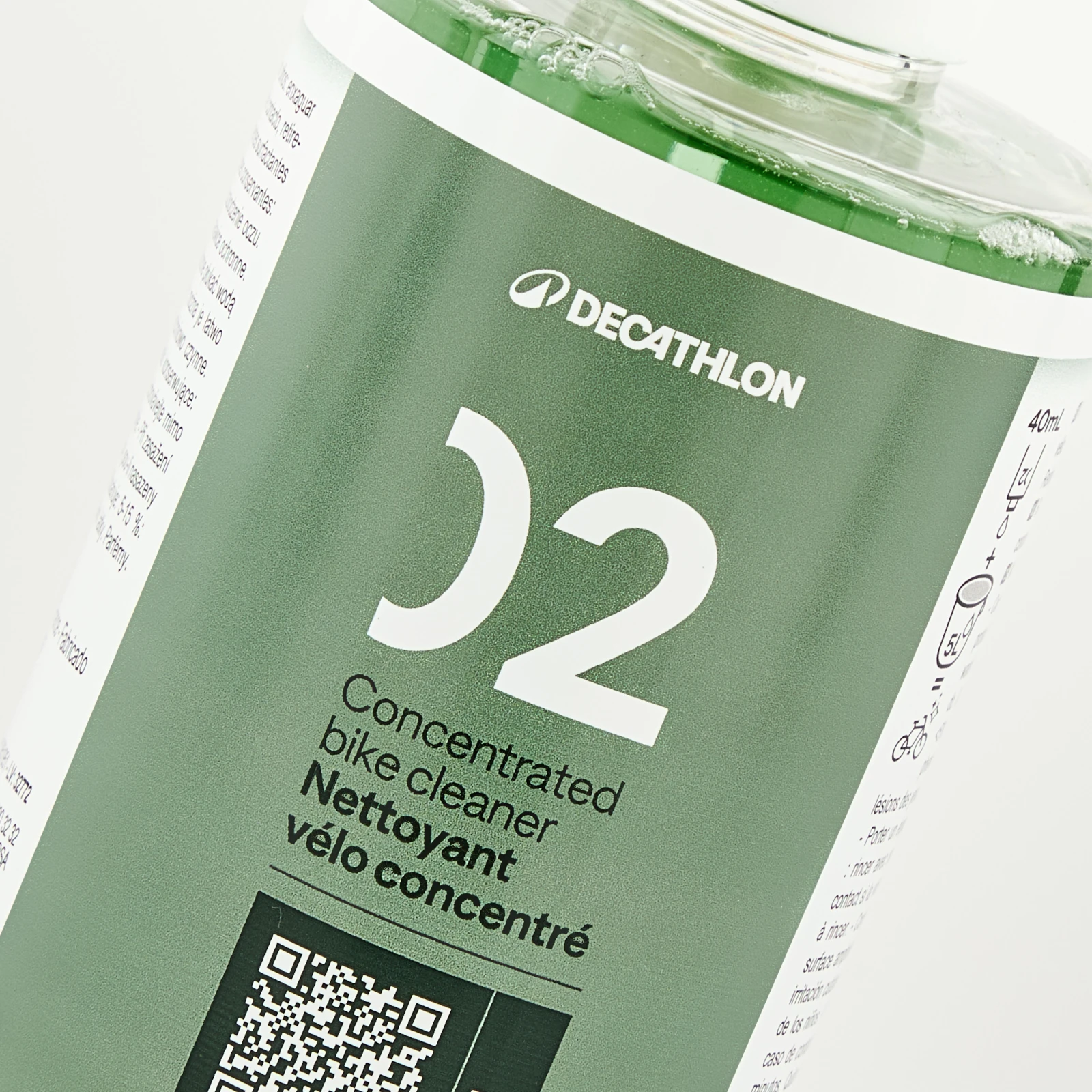 DECATHLON Koncentrovaný čistiaci prípravok na bicykle 500 ml bez · záber 2
