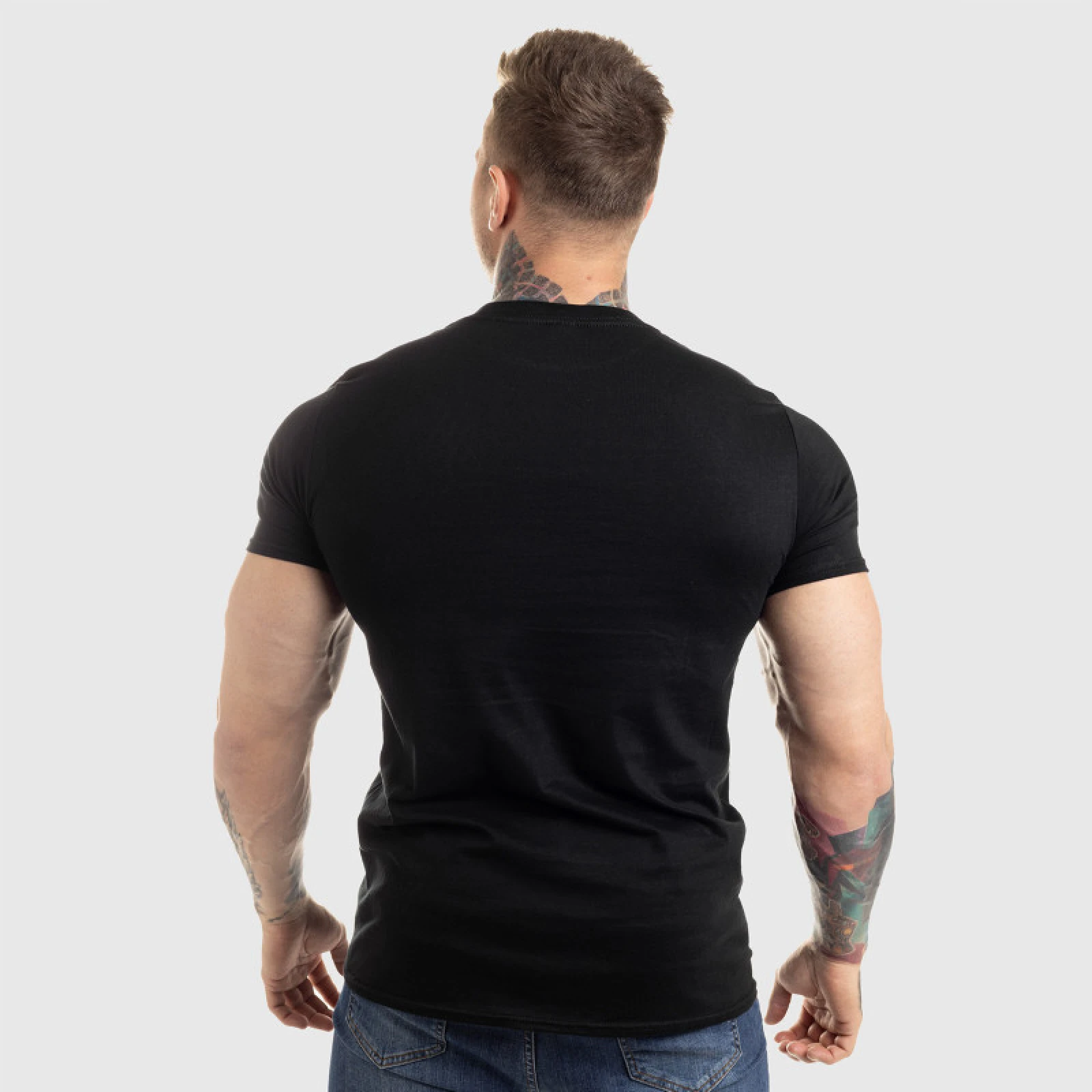 UltraSoft tričko IRON MAN, black on black · záber 4