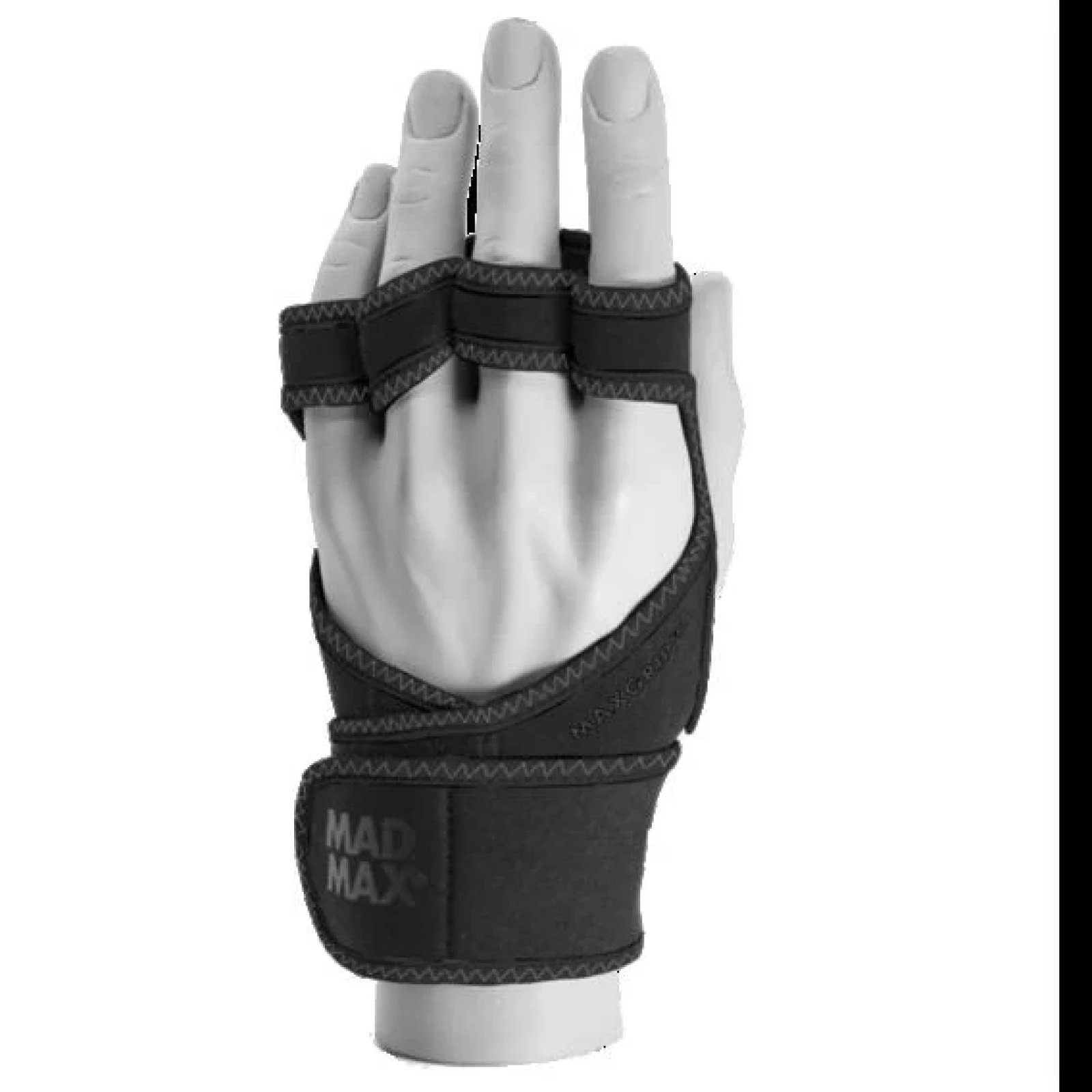 MadMax MAXGRIP Neoprene wrap - Barva: čierna · záber 1