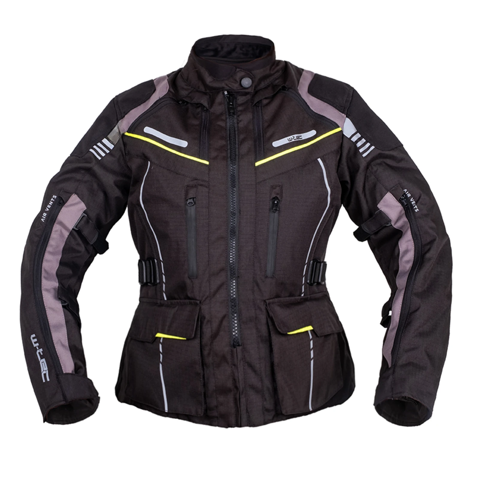Dámska touringová moto bunda W-TEC Smackton Lady Farba čierno-zelená, · záber 1