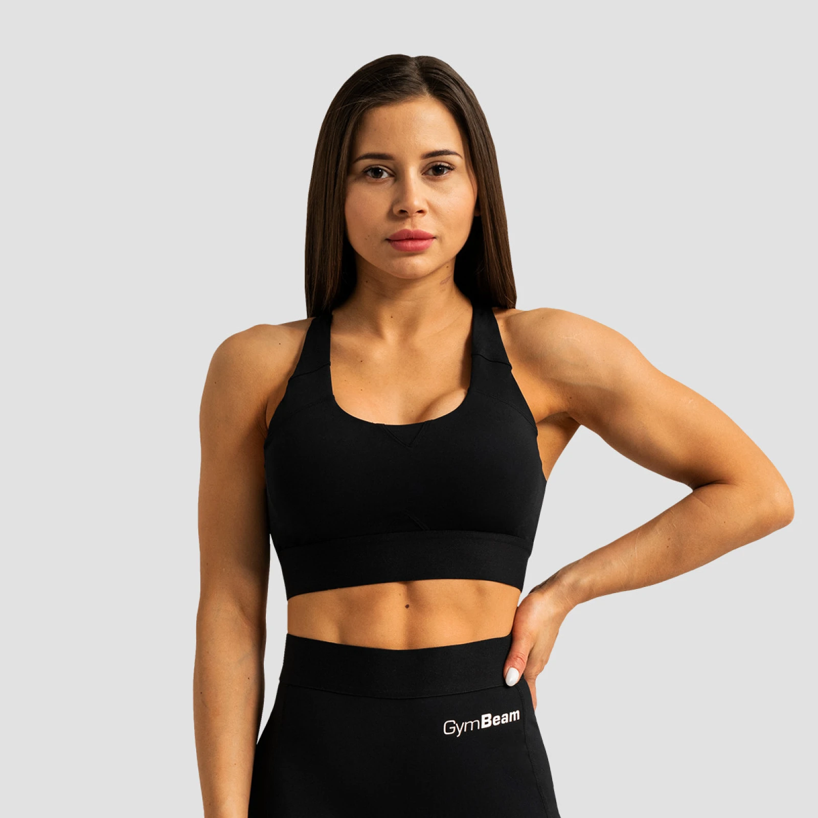 GymBeam Limitless Sports Bra Black - Veličina: XL | Boja: Crna | Težina: 0,13 g | Pakiranje: 81 · záber 1