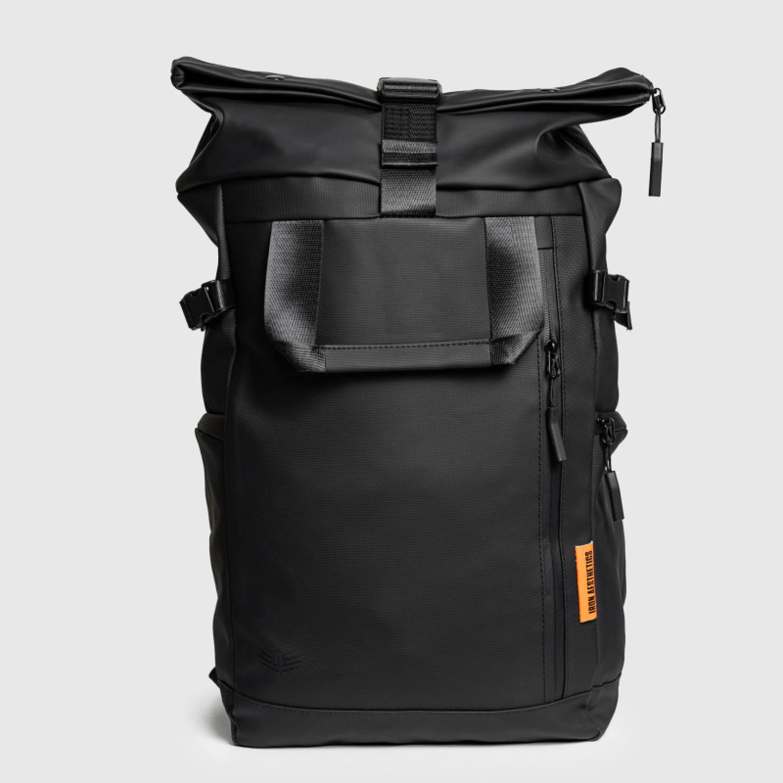 Rolltop batoh Iron Aesthetics Urban Pro, čierny · záber 3