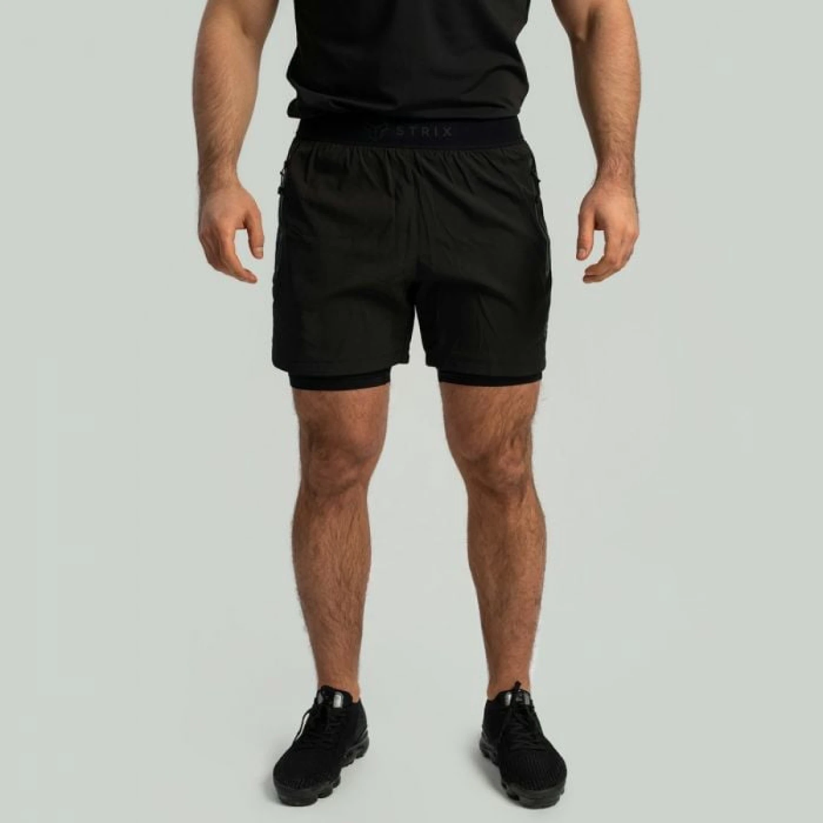 Шорти 2в1 Black - STRIX - Размер: S | Тегло: 0,24 g | Опаковка: 80 · záber 1