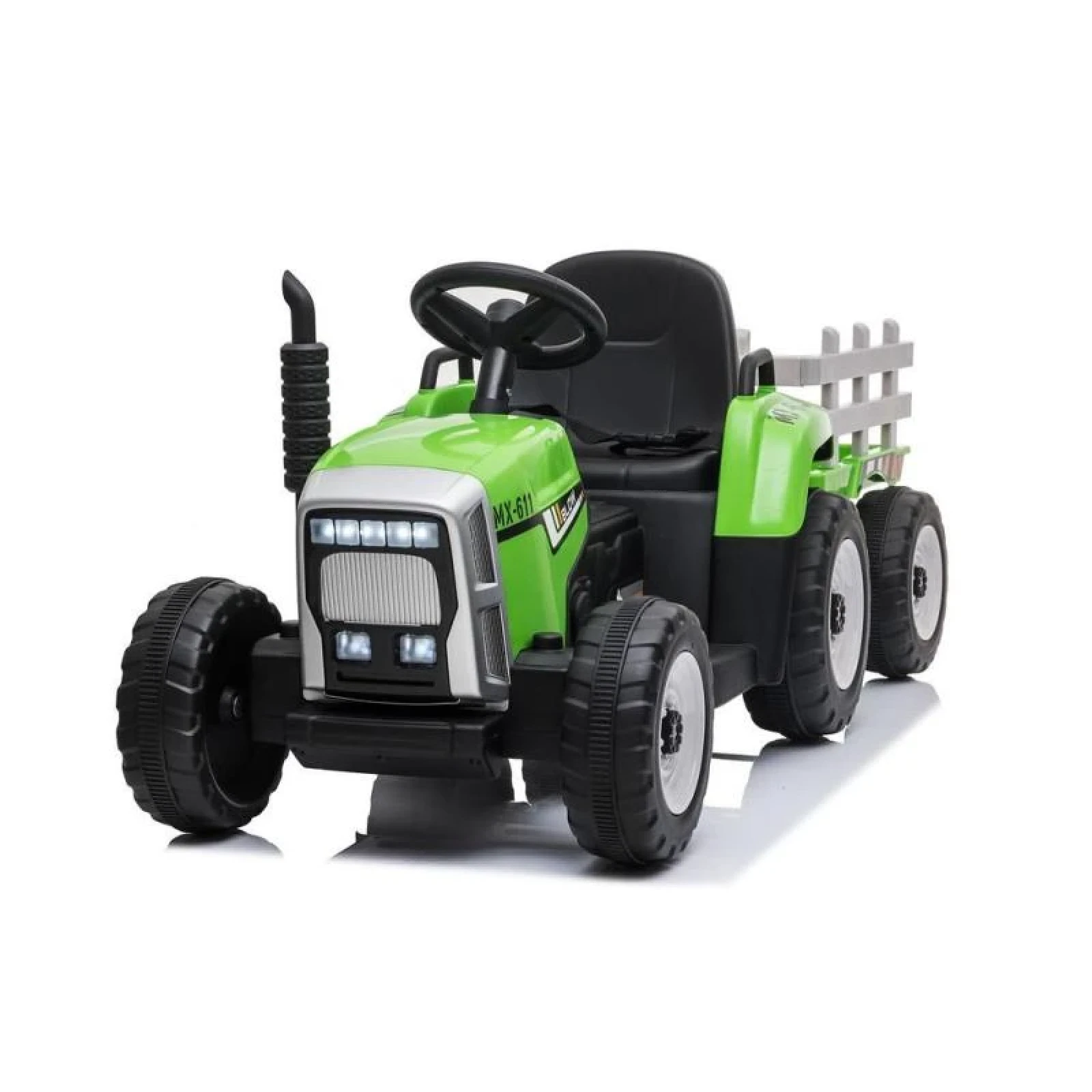 Baby Mix Elektrický traktor Erick s dálkovým ovladačem zelený · záber 1