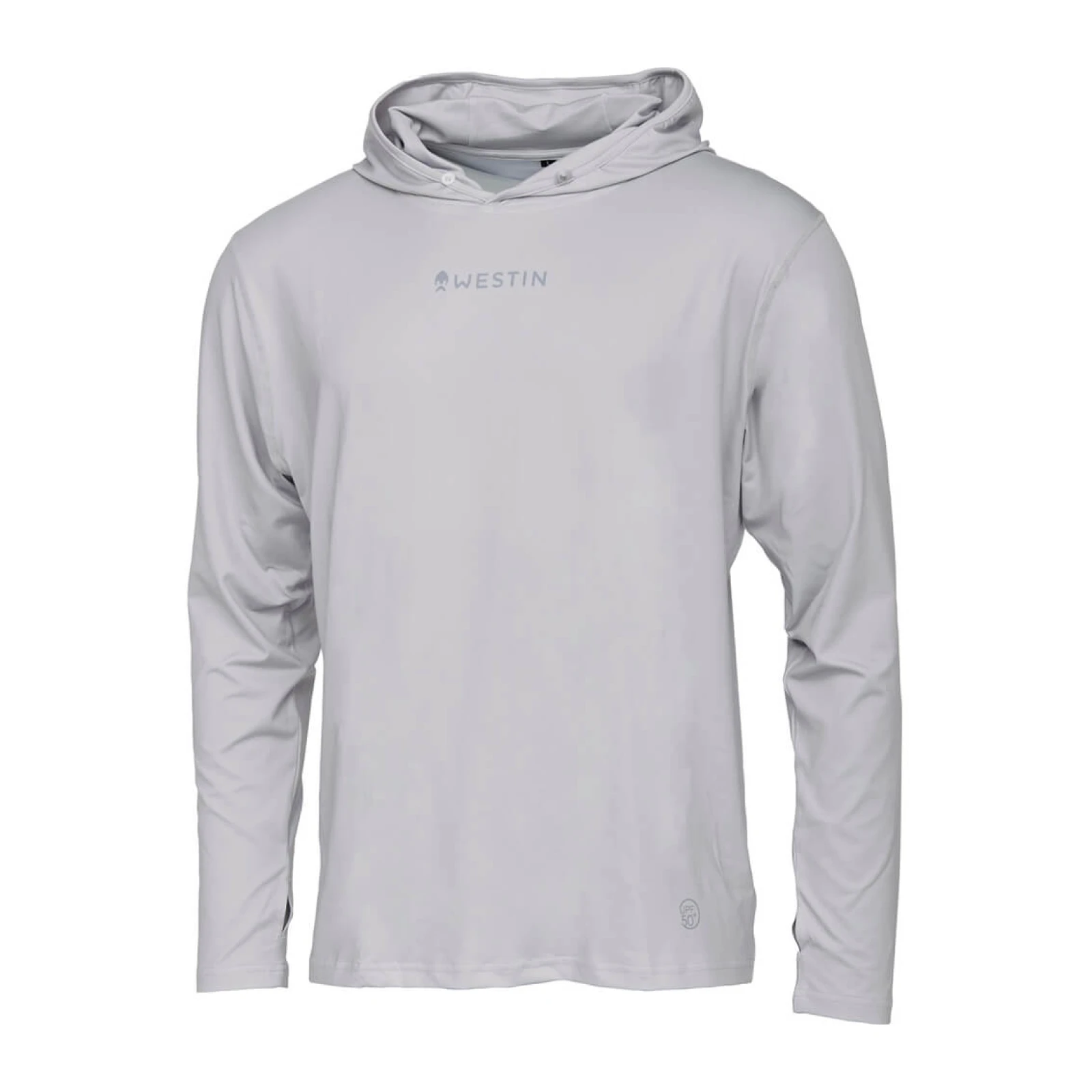 Mikina WESTIN Ledge UPF Hoodie, Mist Grey veľ. L · záber 1