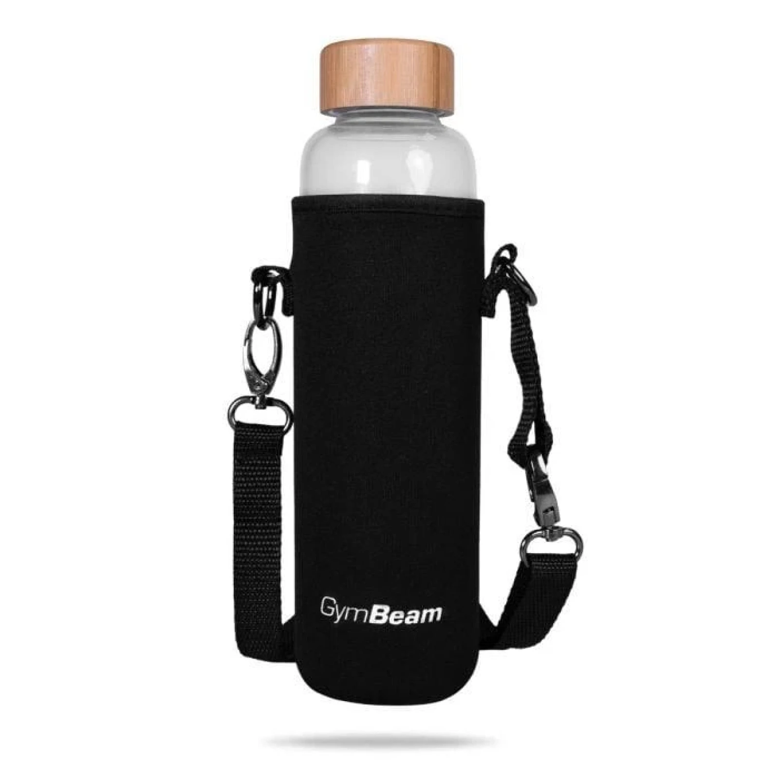GymBeam Skleněná láhev Bamboo 600 ml · záber 2