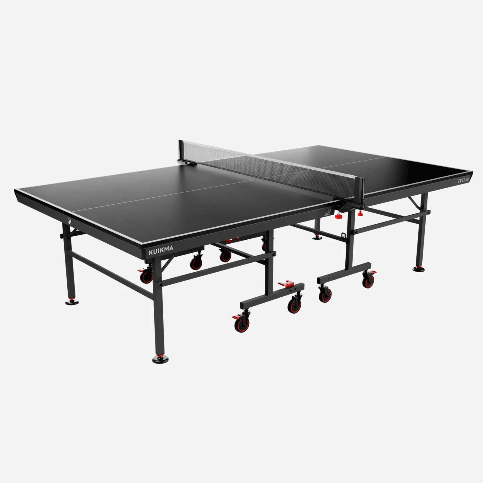 KUIKMA Interiérový stolnotenisový stôl ITTF TTT 530 čierny bez · záber 1