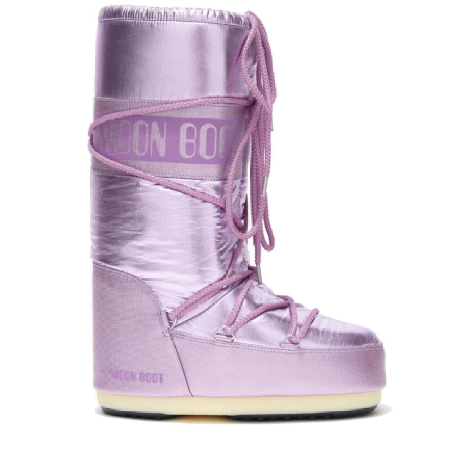Dámske vysoké zimné topánky MOON BOOT ICON MET, 001 rose · záber 1