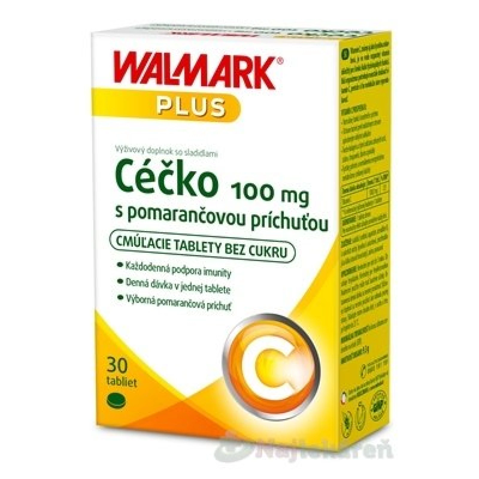 WALMARK Céčko 100 mg 30 tabliet · záber 1