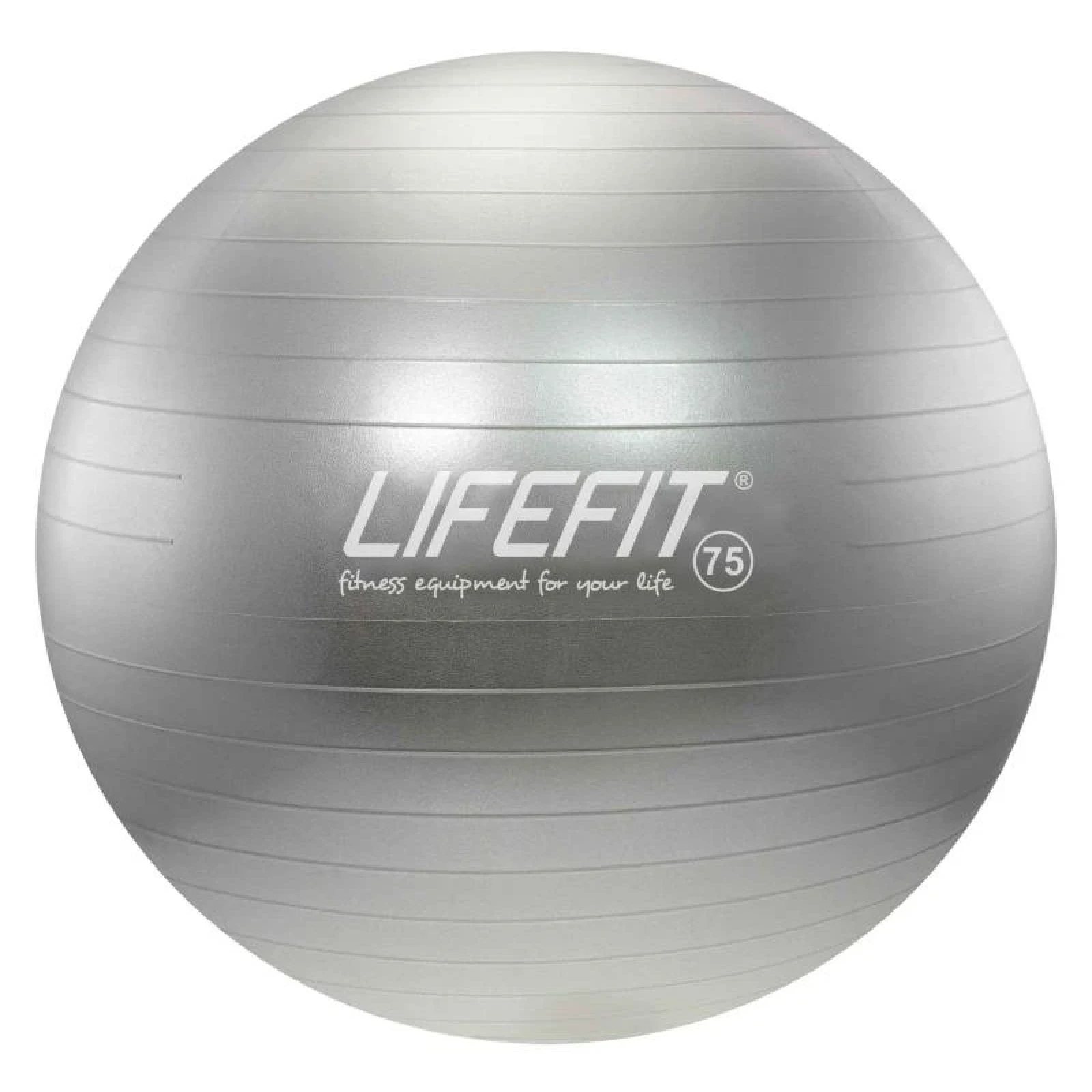 Lifefit Gymnastický míč Anti-burst 75 cm stříbrný · záber 1