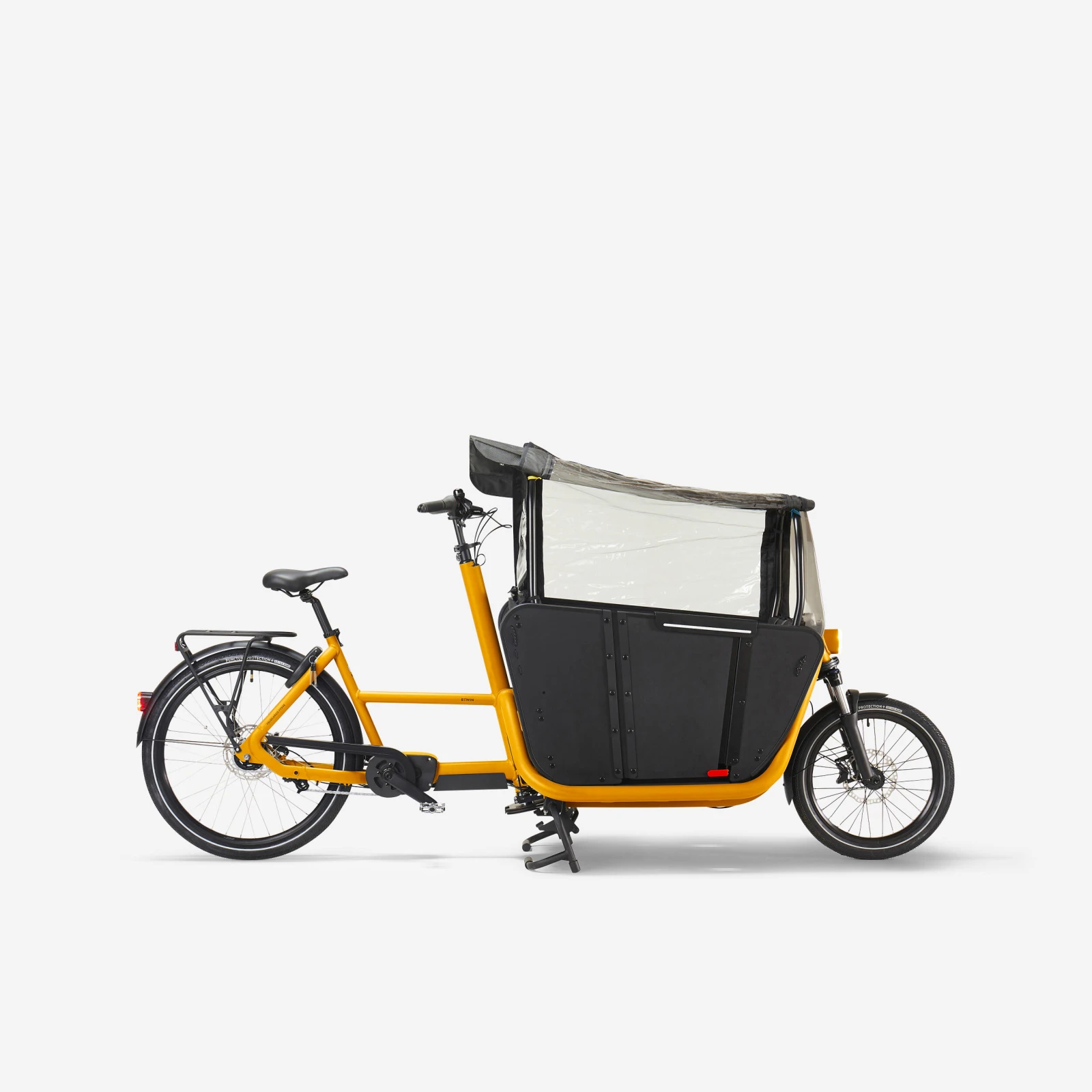 BTWIN Nákladný elektrobicykel Family F900E žltý bez · záber 1