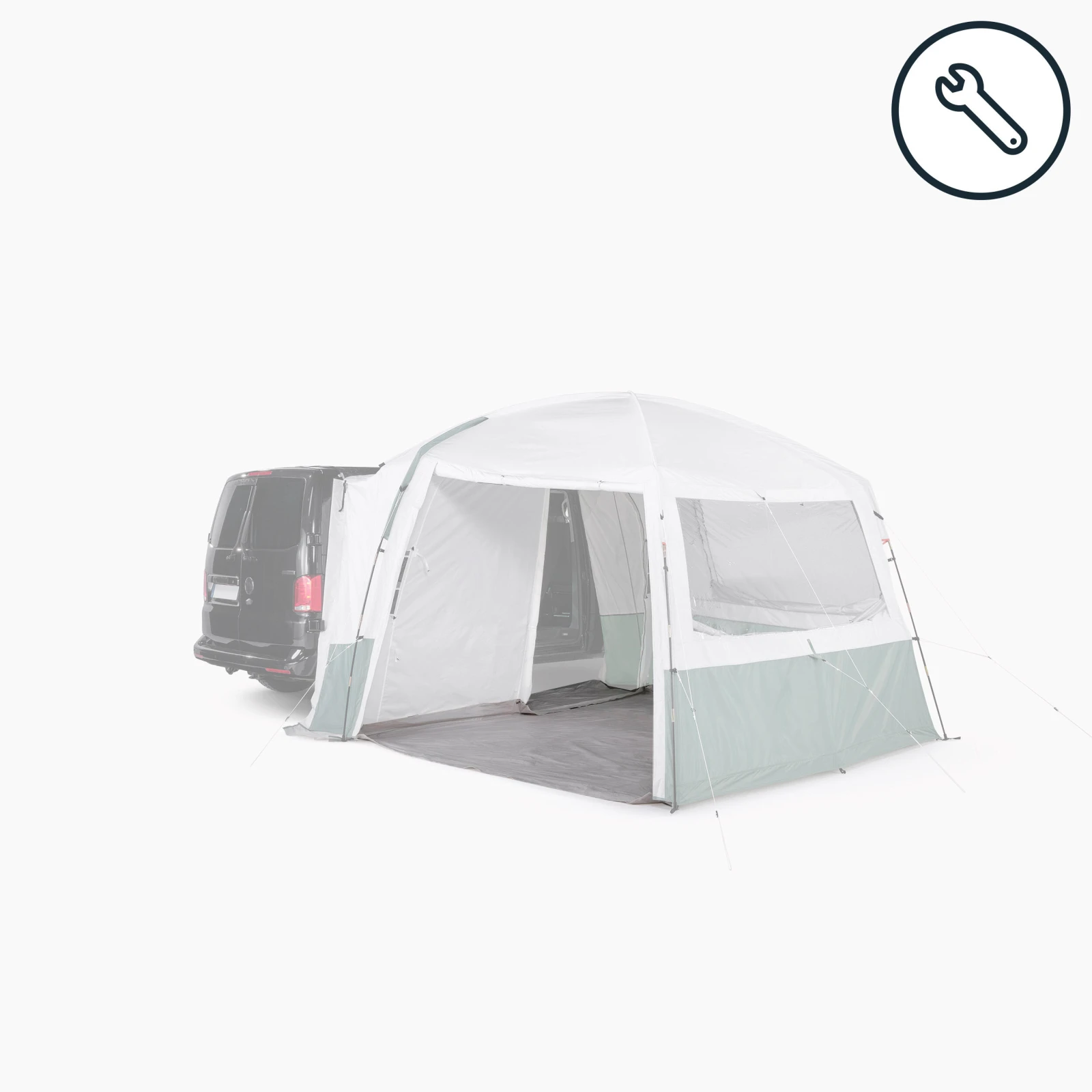 QUECHUA Podlaha – náhradný diel pre predsieň stanu Van Connect Arpenaz Fresh bez · záber 1