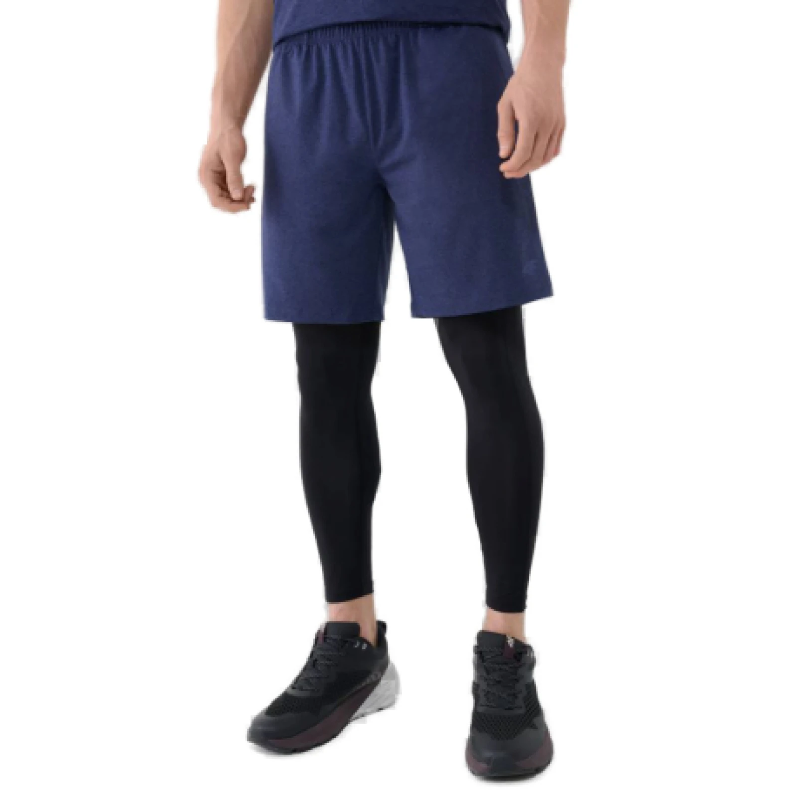 Pánské tréninkové kraťasy 4F SHORTS FNK M0911-30M-DARK BLUE MELANGE · záber 1