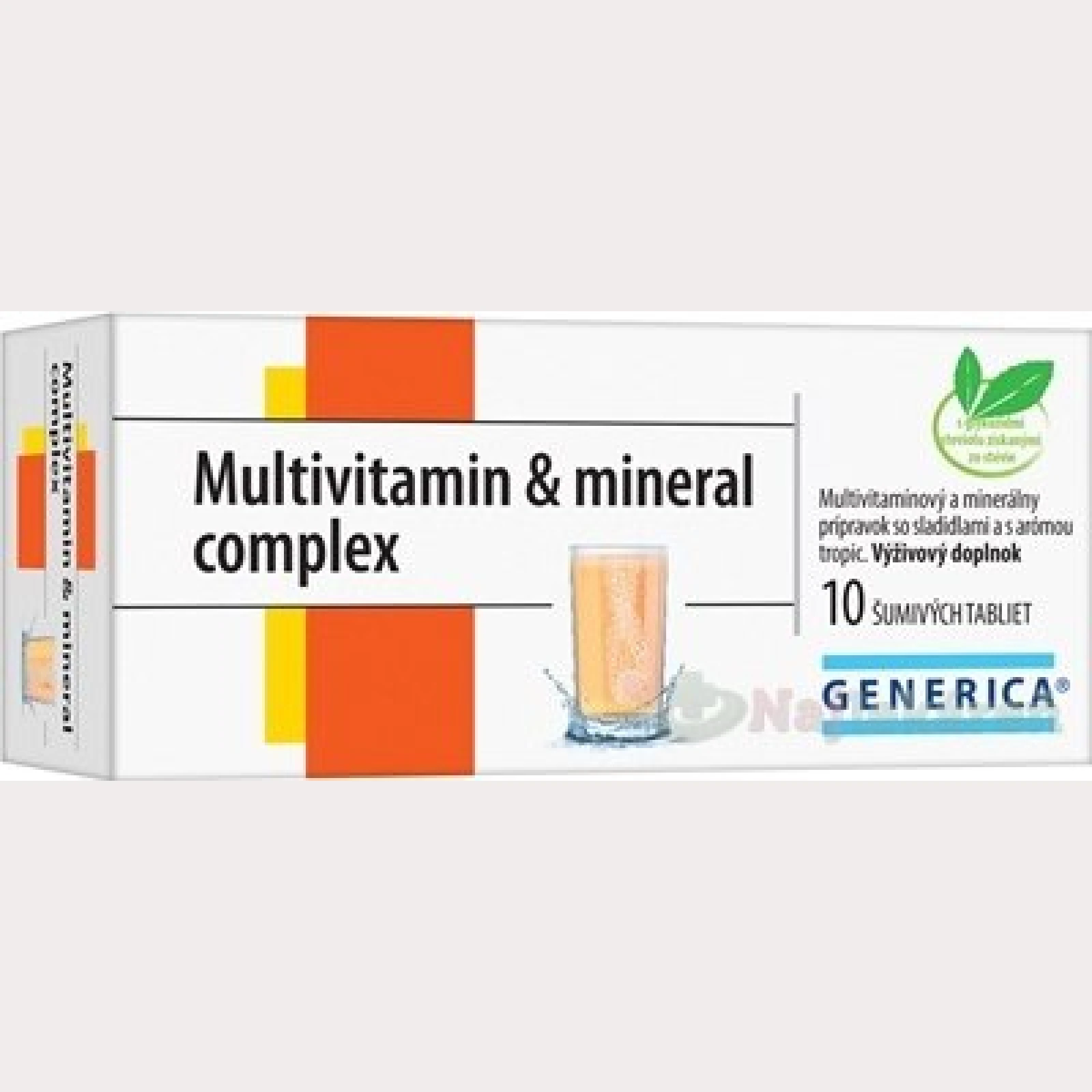GENERICA Multivitamin & mineral complex, 10 ks · záber 1
