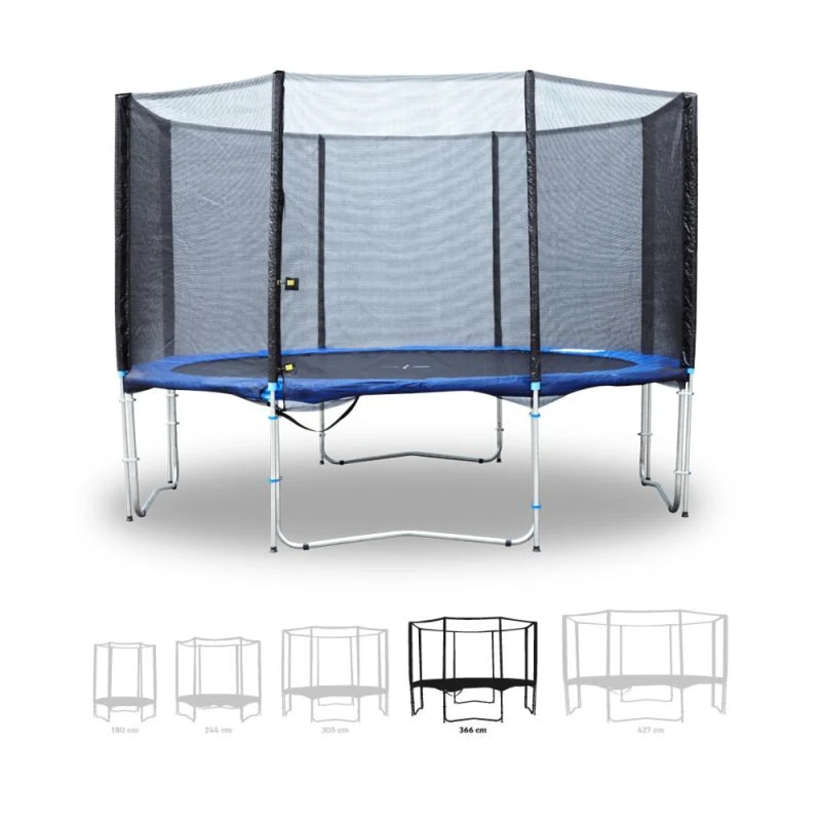 Fitness King Trampolína 366 cm + ochranná síť · záber 1