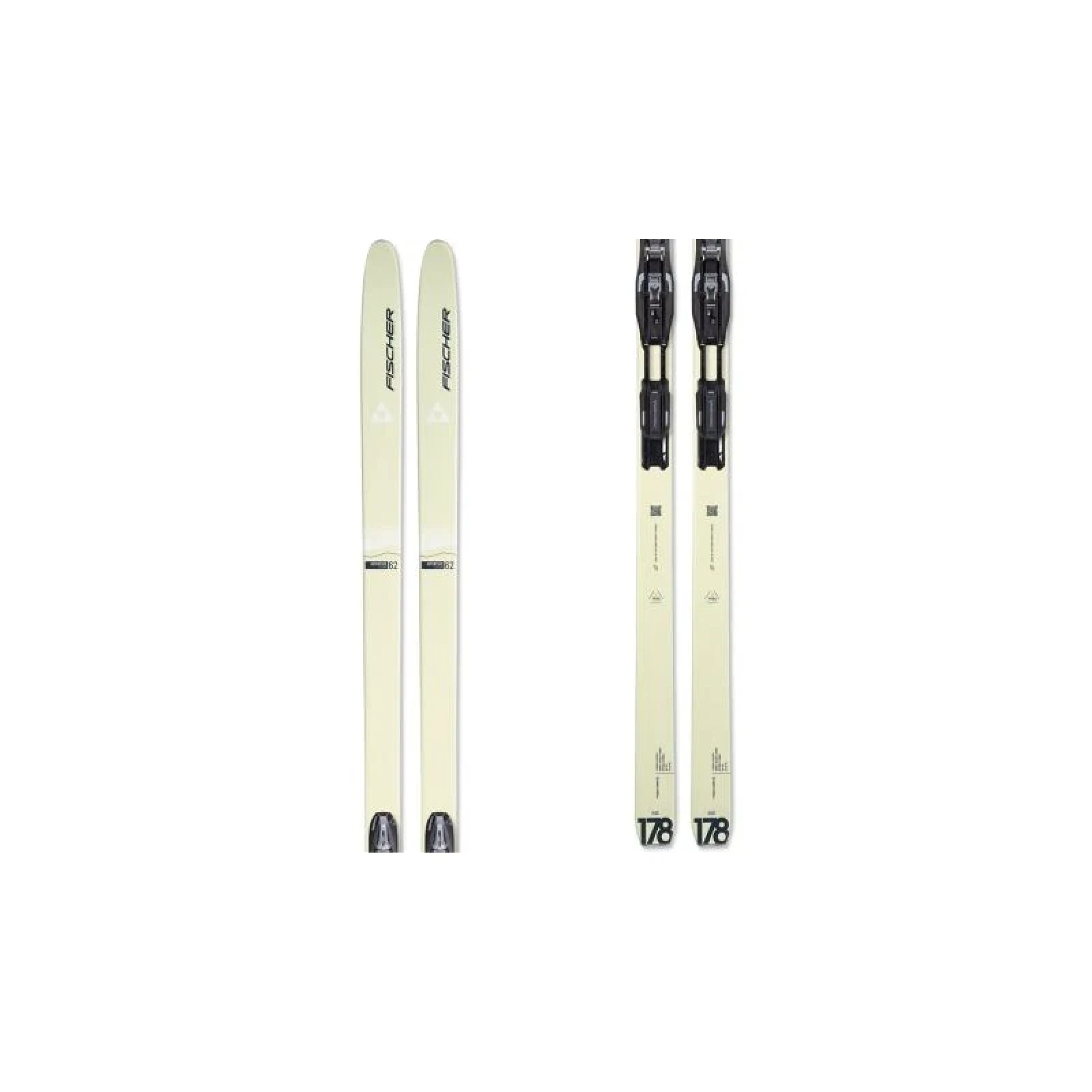 Fischer ADVENTURE 62 CROWN XTRALITE 2025/26 běžky + CONTROL STEP - Barva: Biela · záber 1