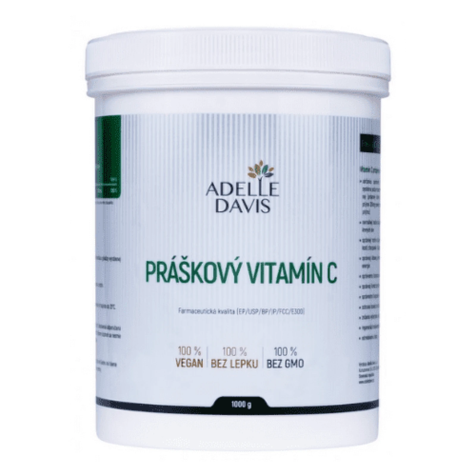 ADELLE DAVIS Práškový vitamín c 1000 g · záber 1