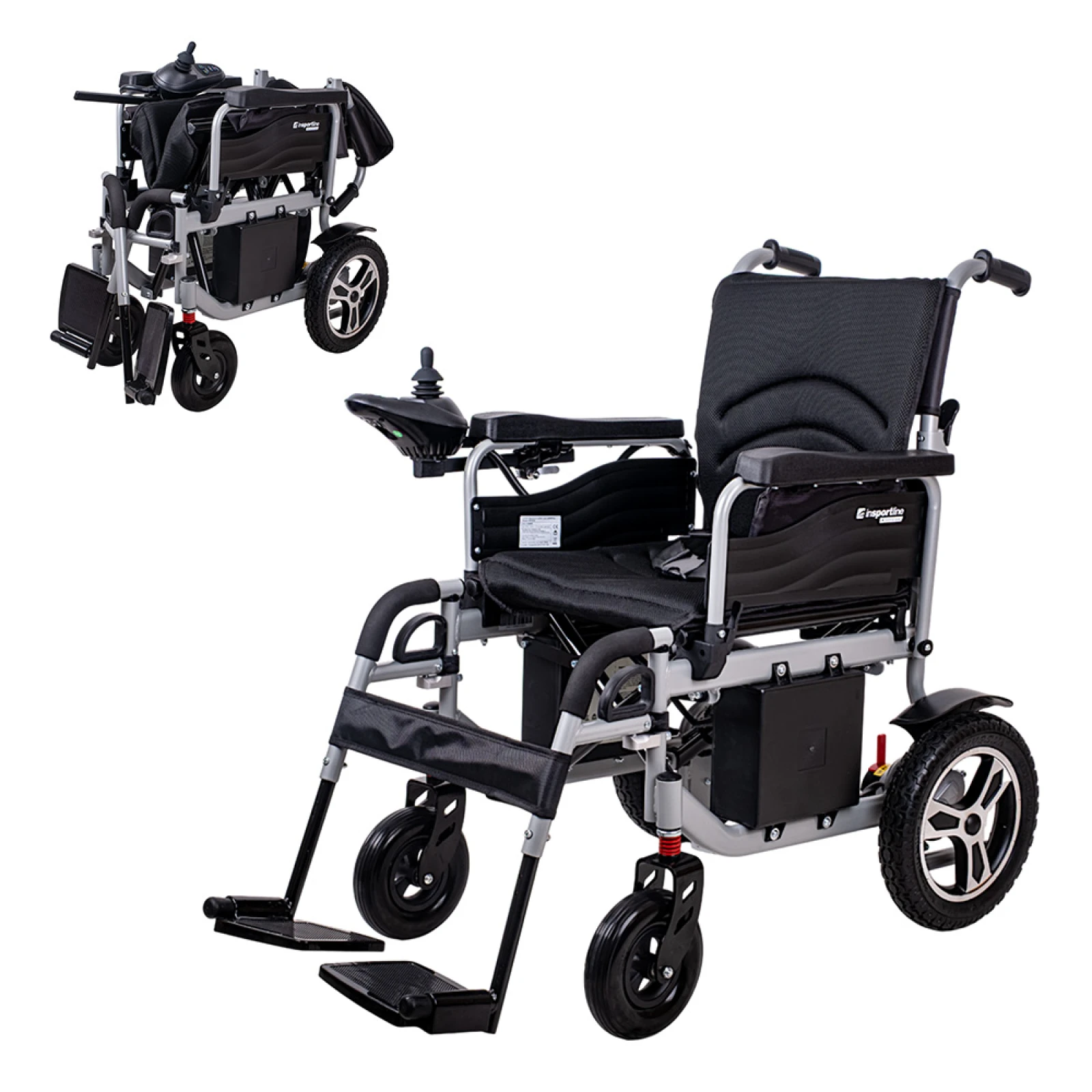 Elektrický invalidný vozík inSPORTline Svanson • 45 kg • do 130kg • až 25km dojazd · záber 1