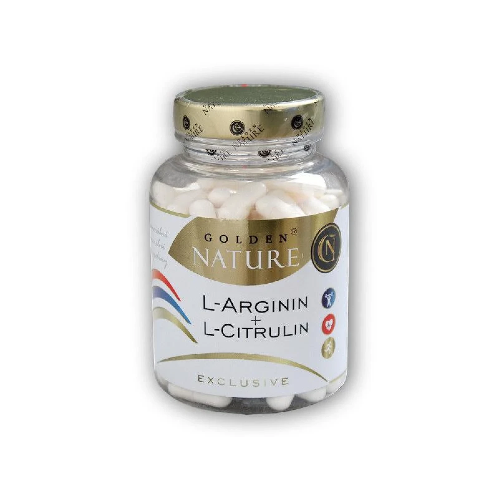 Golden Natur Exclusive Arginin + citrulin 100 kapslí · záber 1