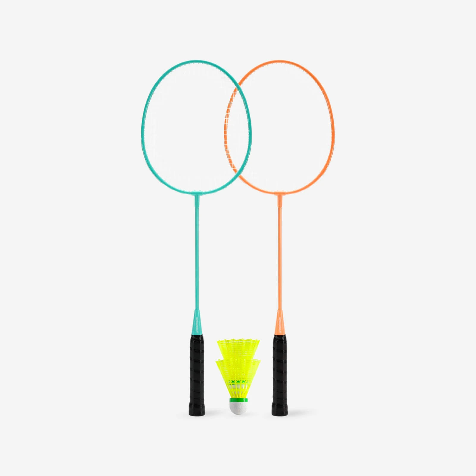 DECATHLON Bedmintonová súprava Discover BR100 tyrkysovo-oranžová bez · záber 1