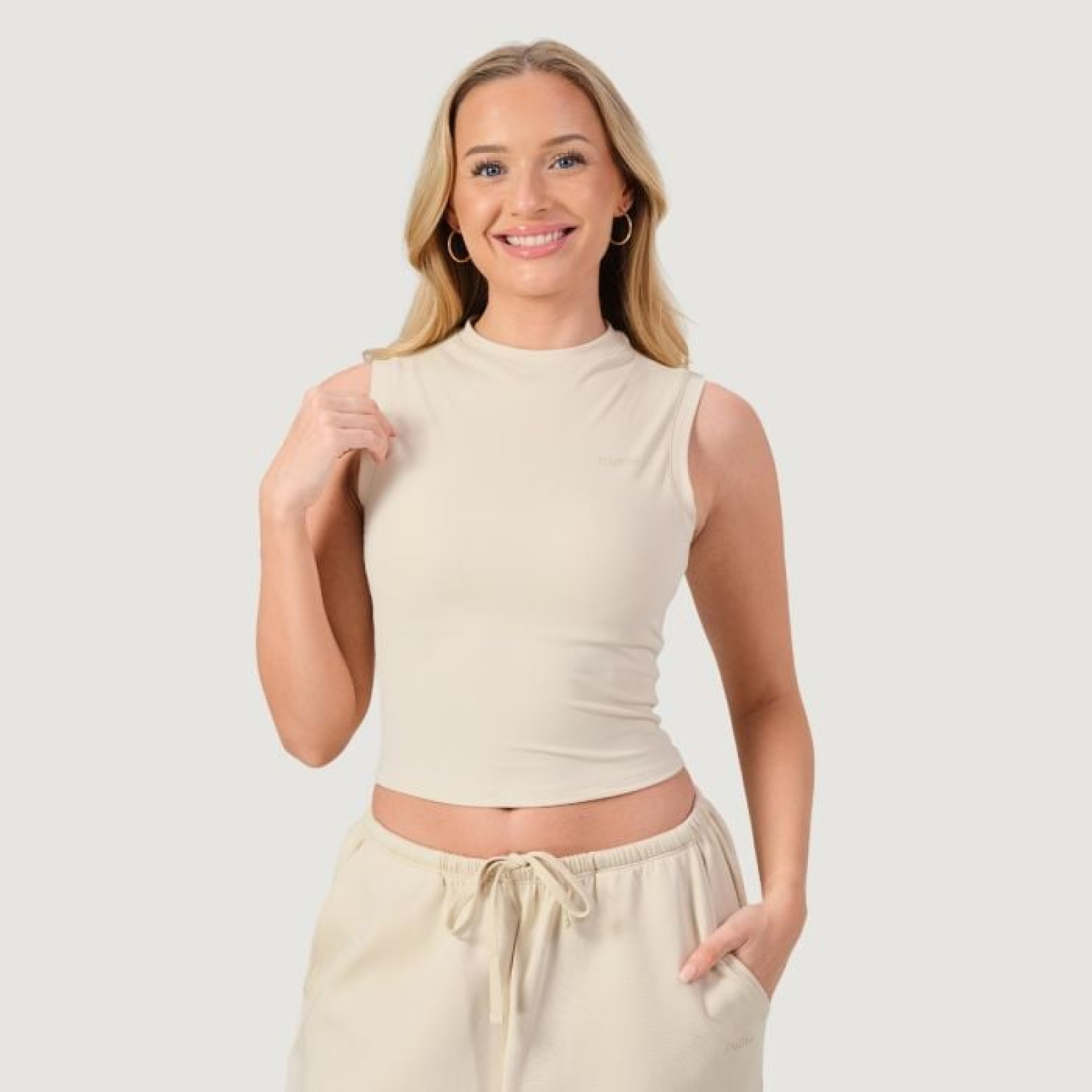 GymBeam Dámsky Top Turtleneck NEO Almond XS · záber 1